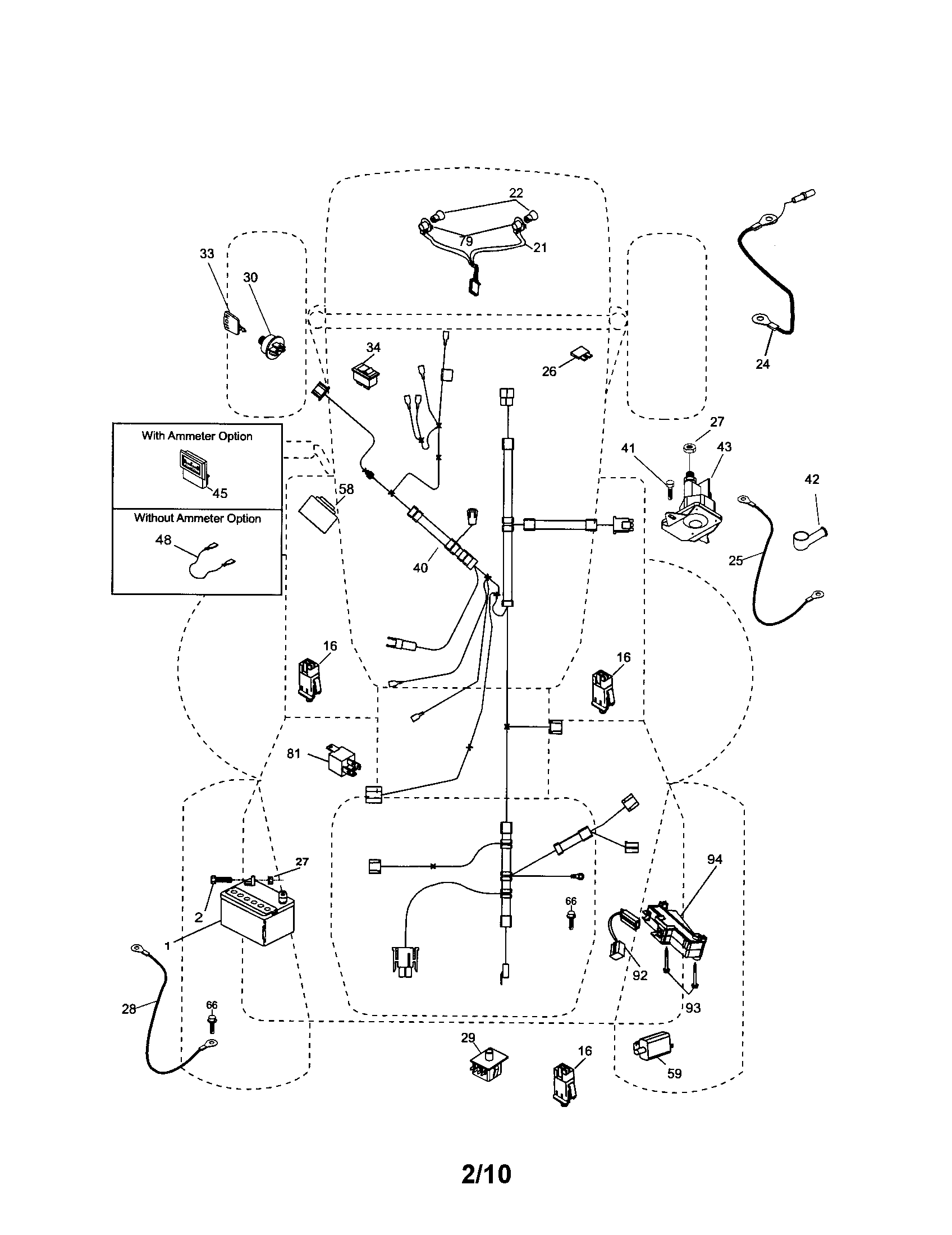 Craftsman 917254160 electrical diagram