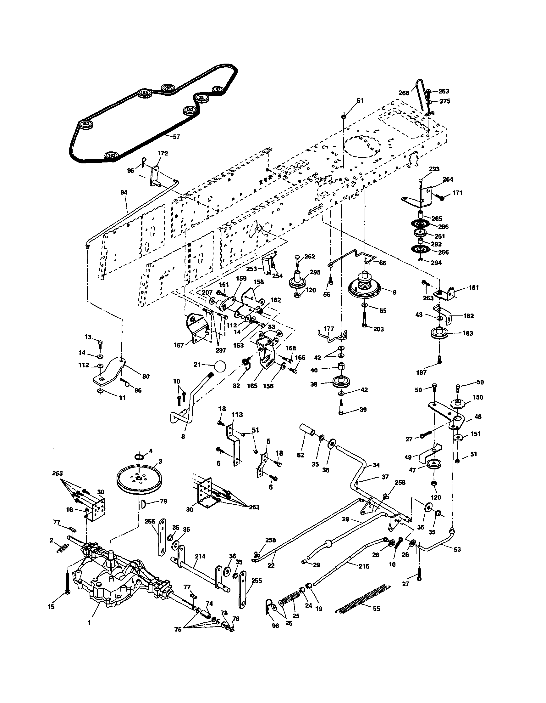 Craftsman 917254170 drive diagram