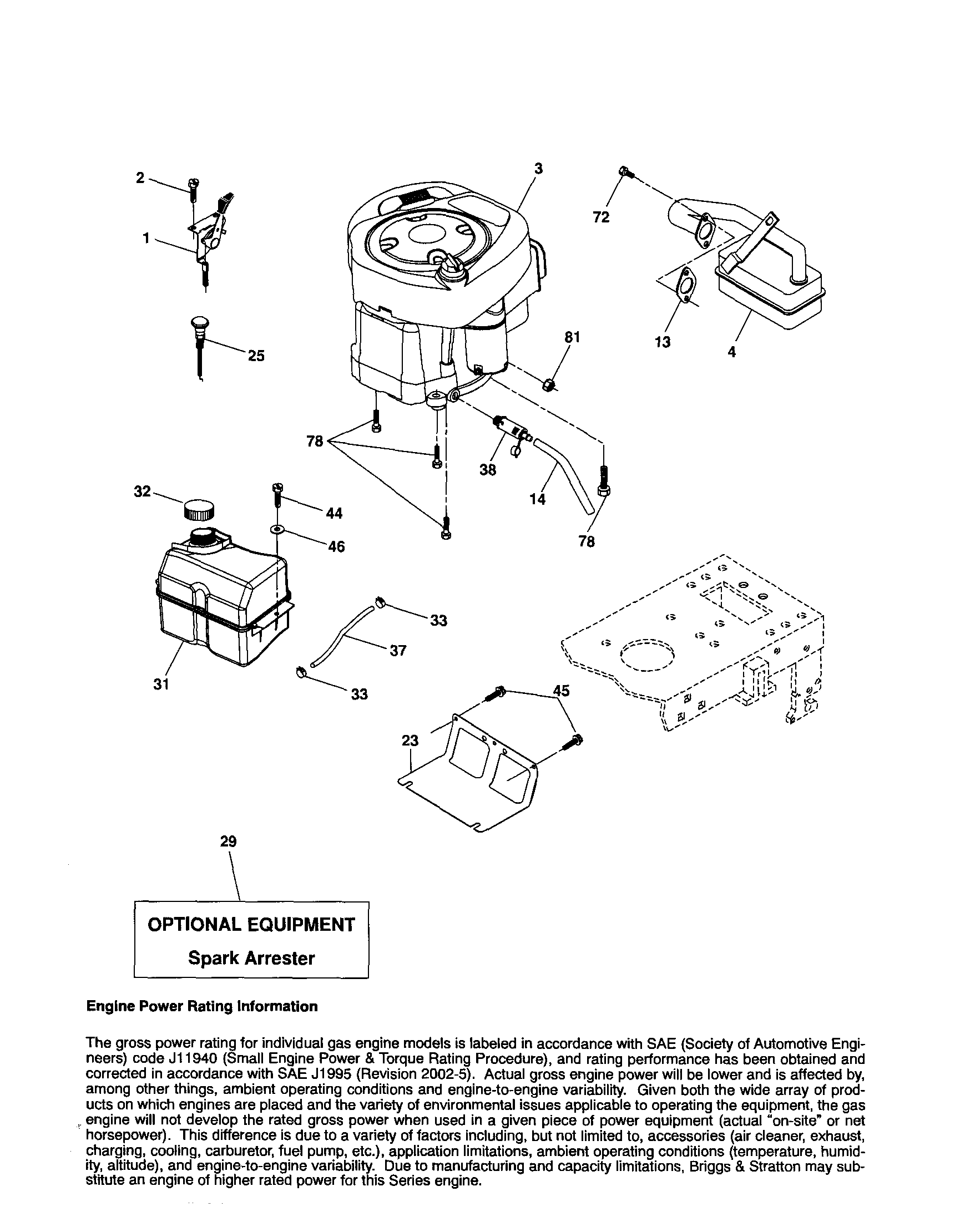Craftsman 917254170 engine diagram