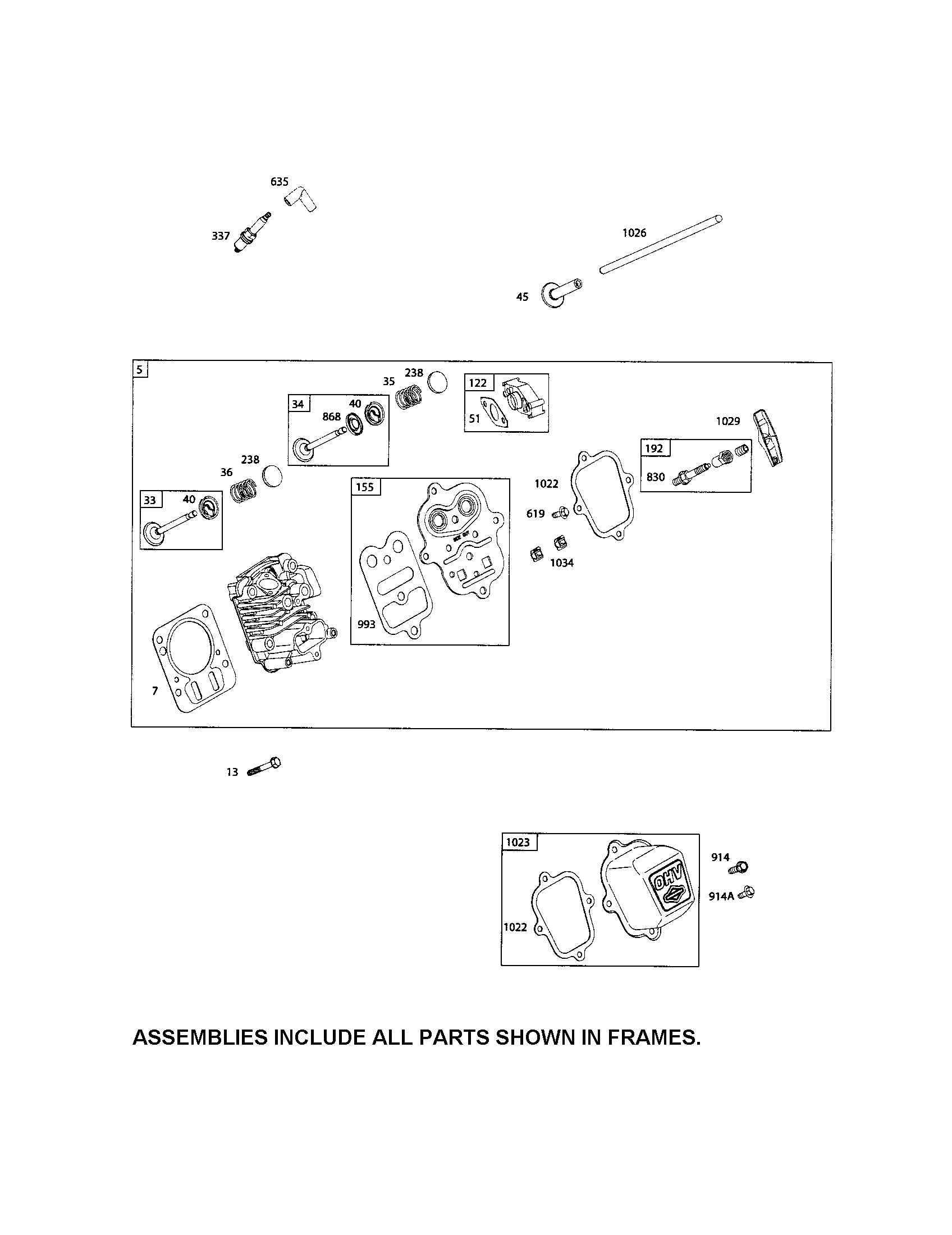Craftsman 24729922 head-cylinder diagram