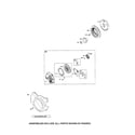 MTD 21A-344E299 rewind starter/blower housing diagram