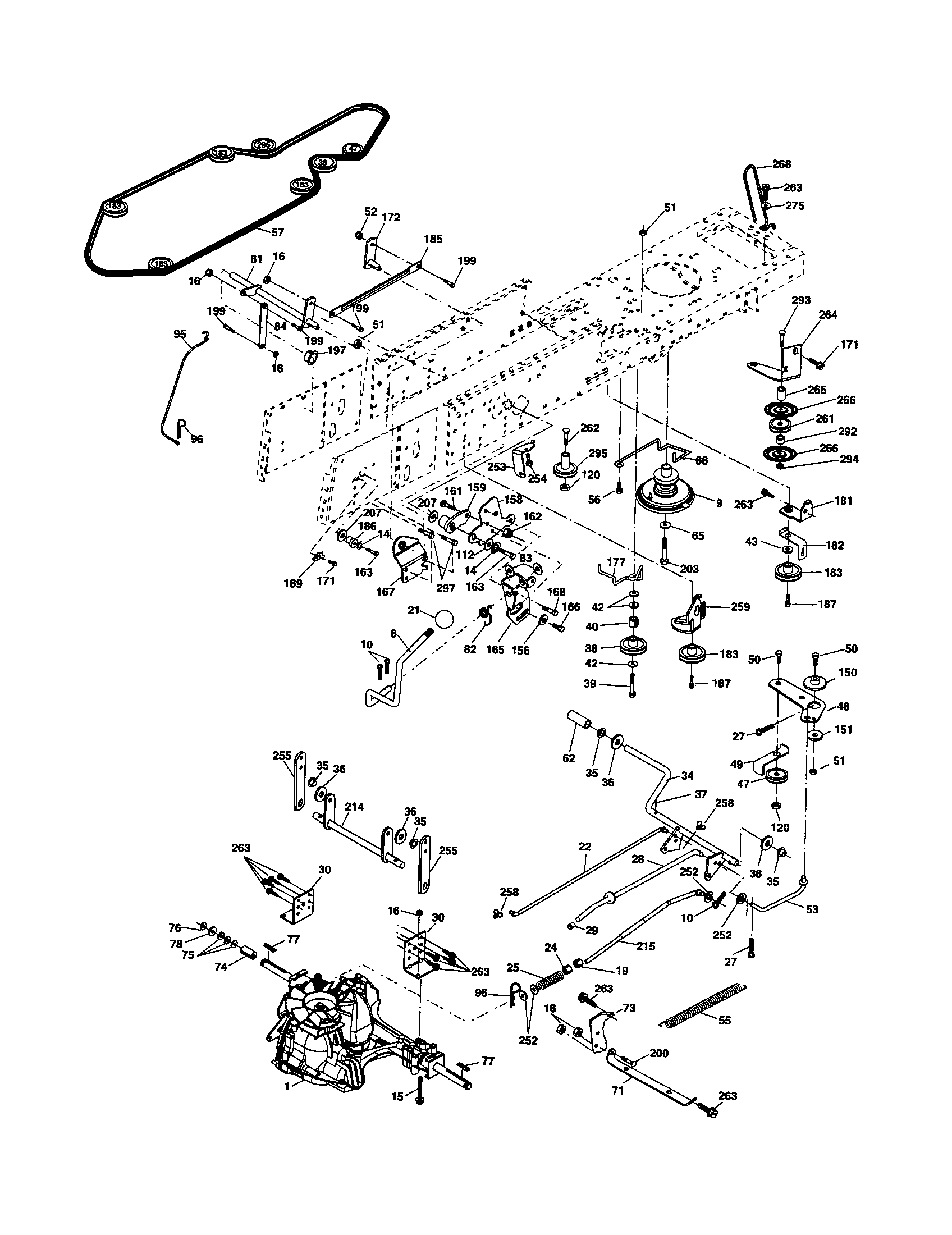 Craftsman 917254200 drive diagram
