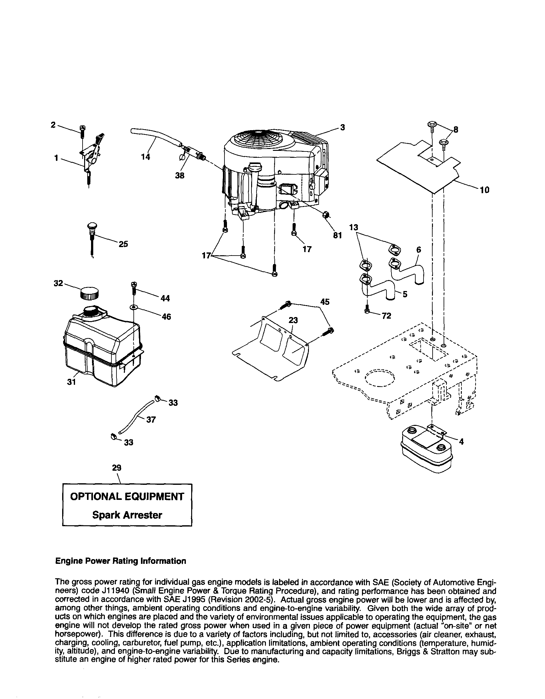 Craftsman 917254210 engine diagram