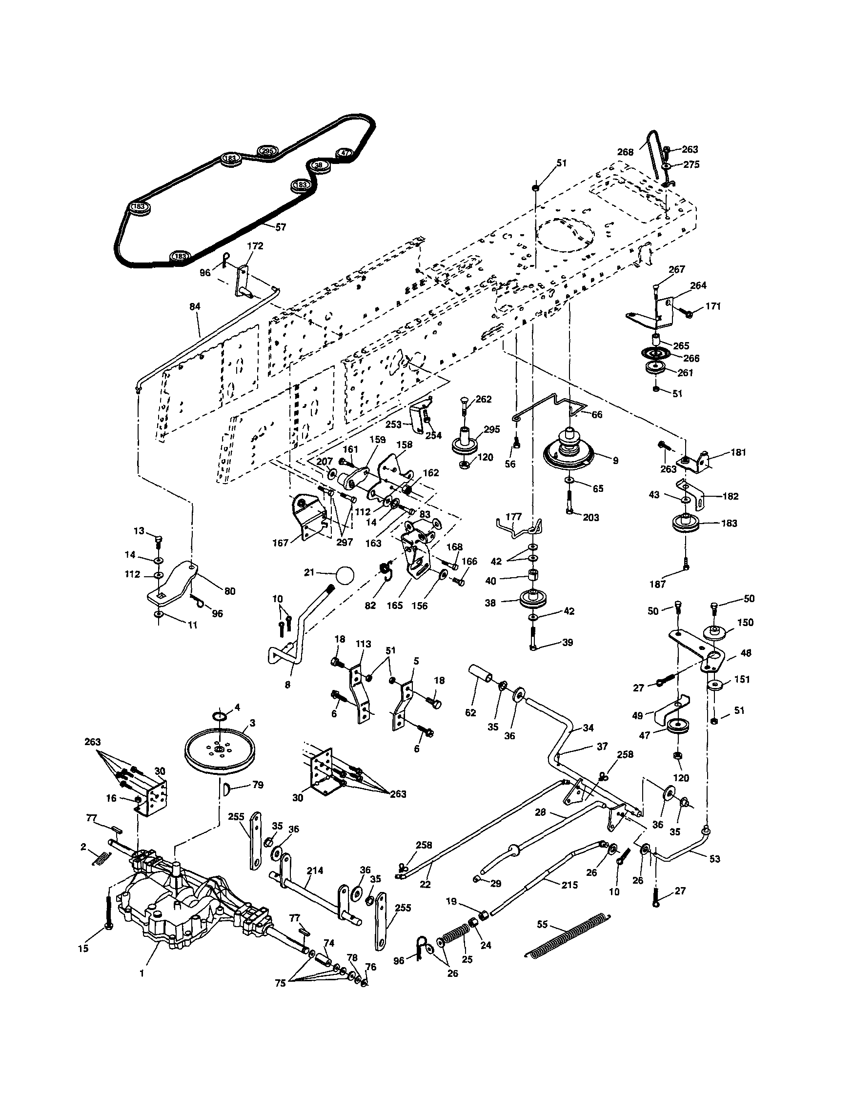 Craftsman 917254290 drive diagram
