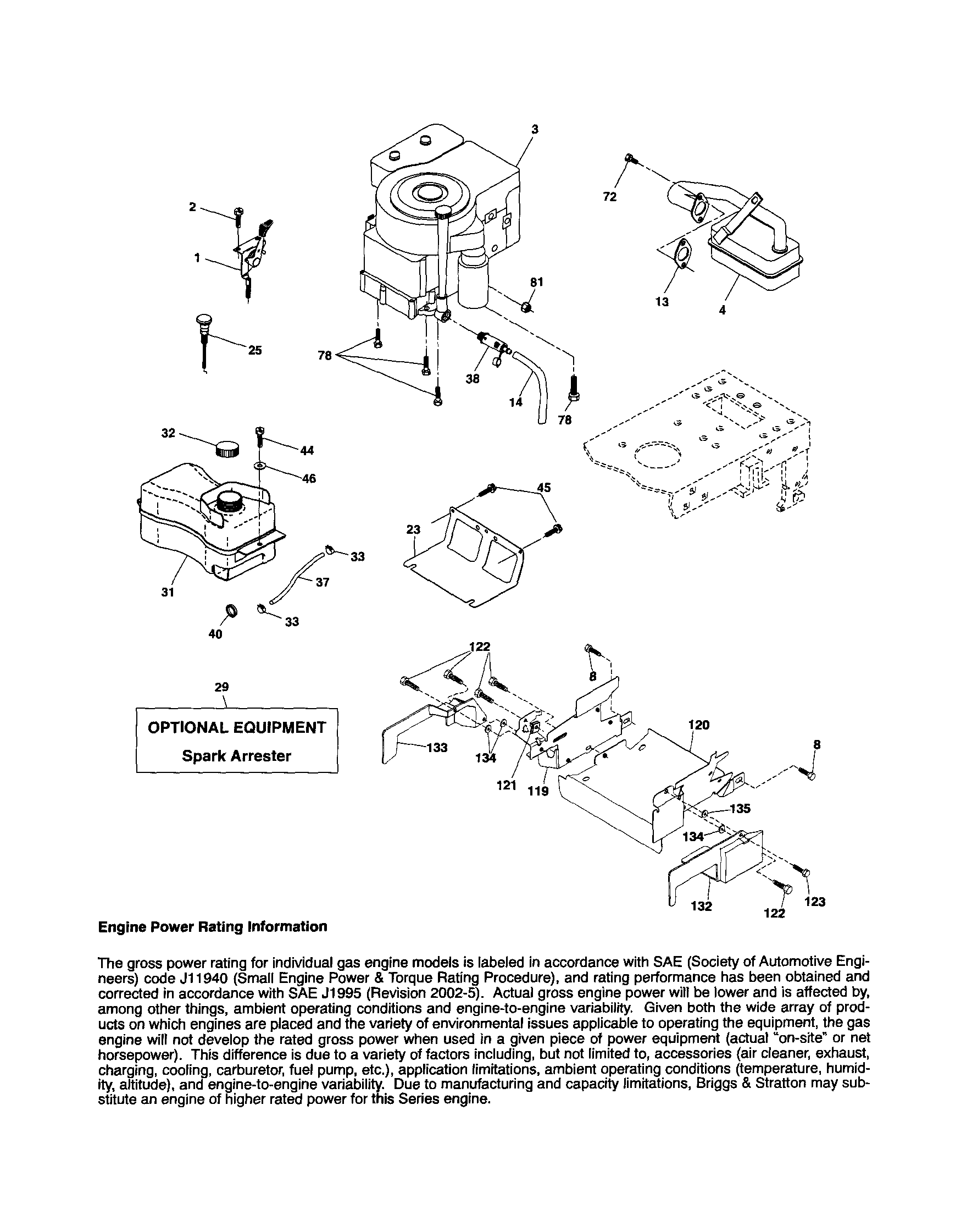 Craftsman 917254290 engine diagram