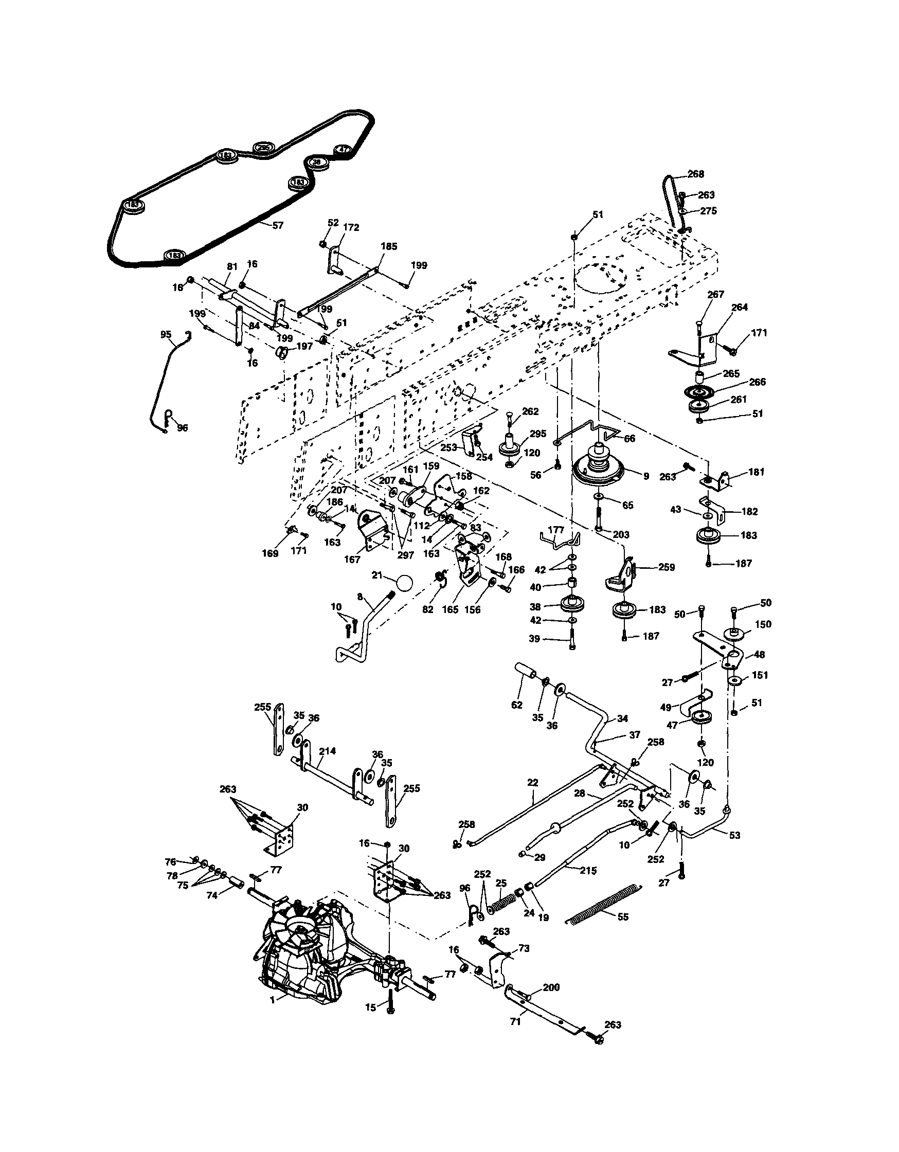 Craftsman 917254600 drive diagram