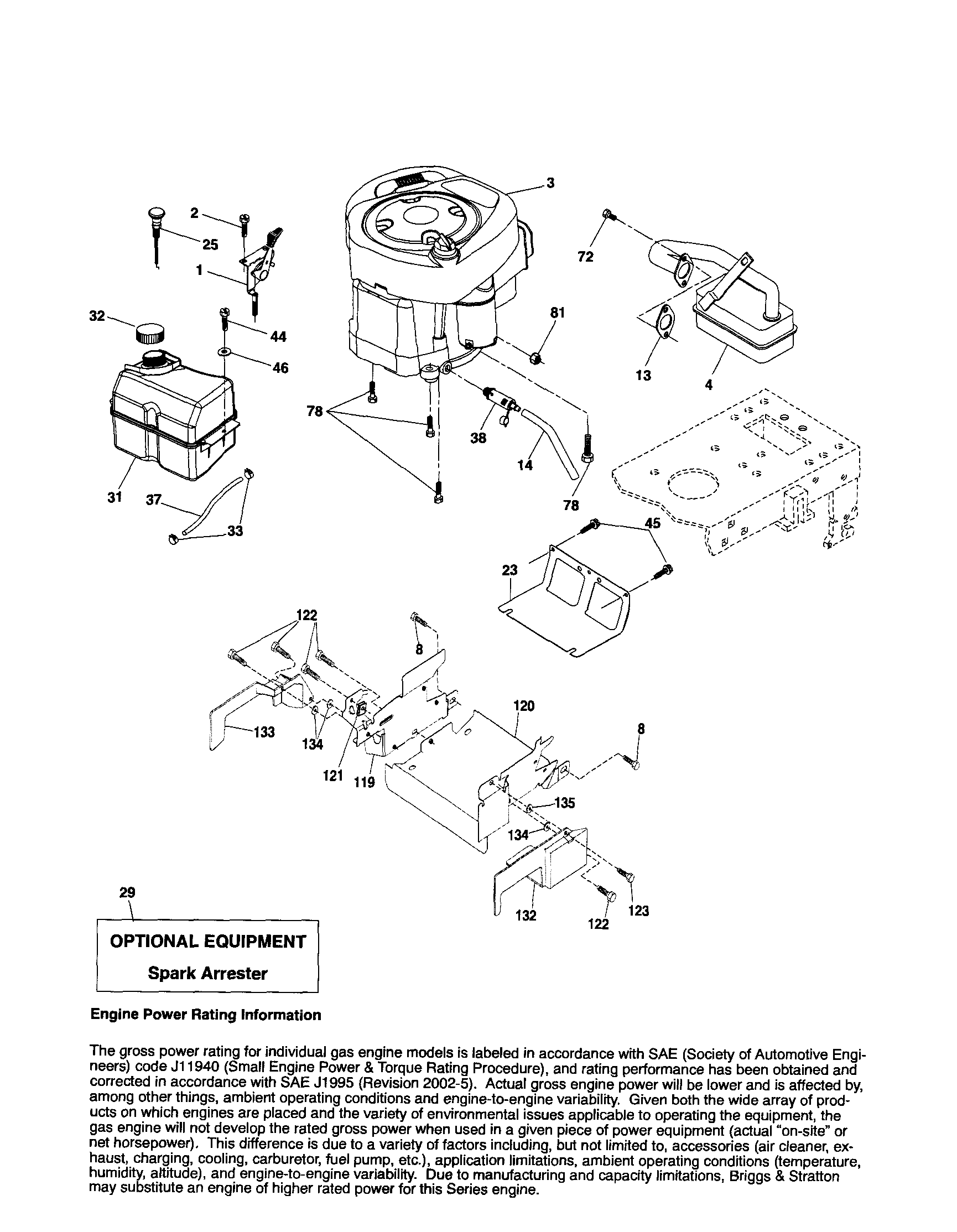 Craftsman 917254600 engine diagram