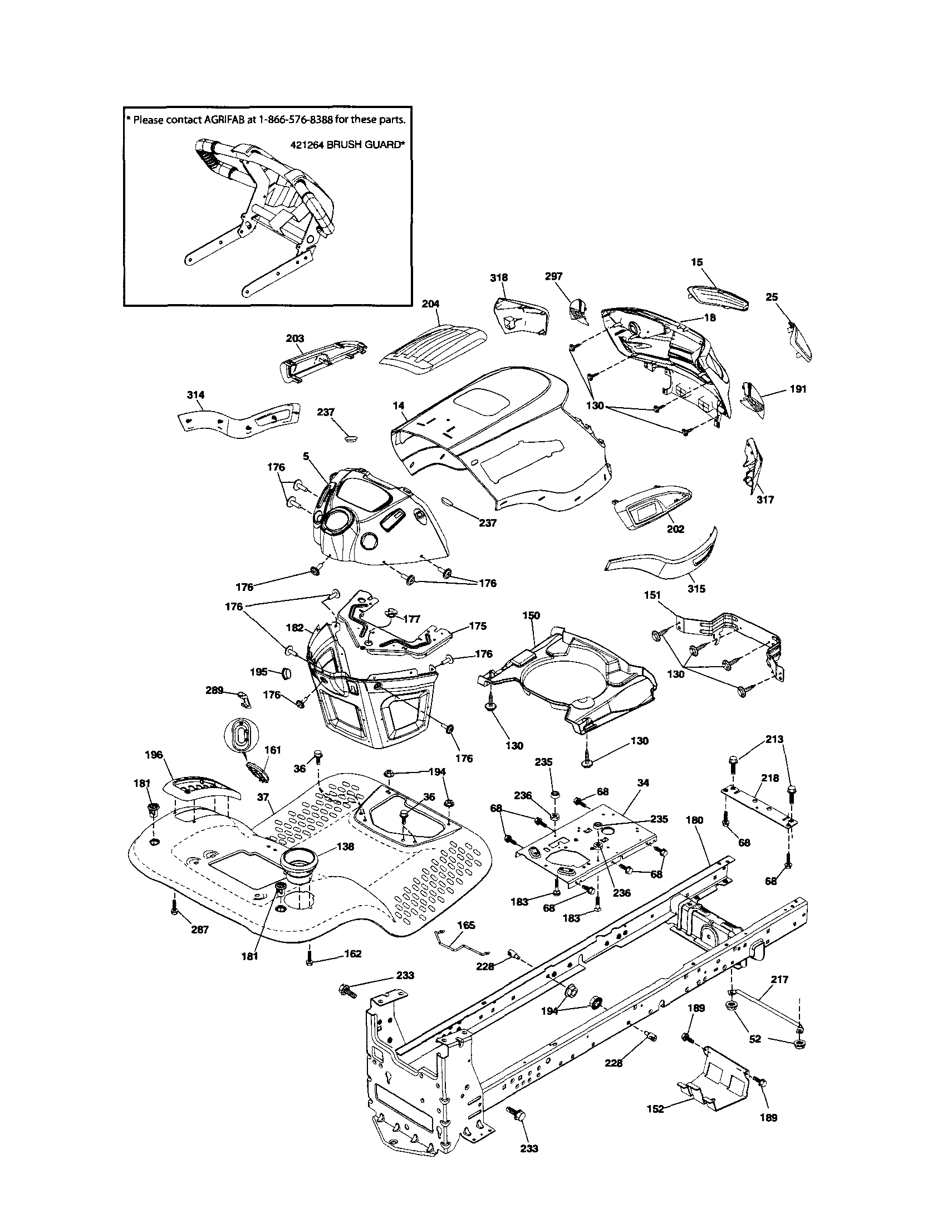 Craftsman 917254870 chassis and enclosures diagram