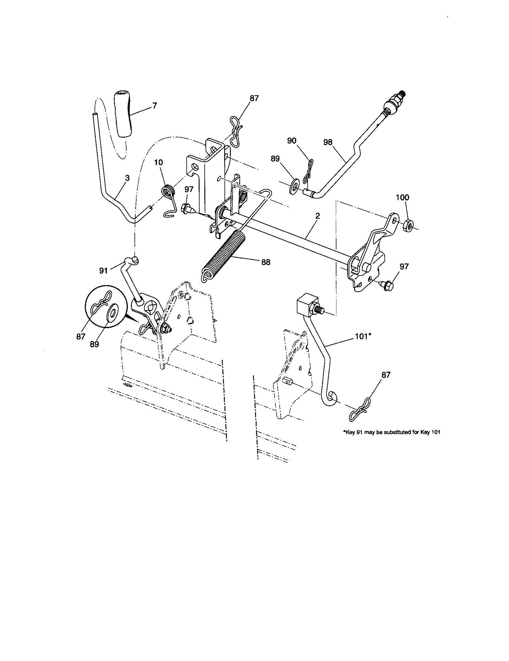 Craftsman 917254870 lift diagram