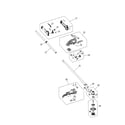 Craftsman 316795860 upper drive shaft/shield/handle diagram