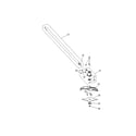 Craftsman 316795860 lower drive shaft/gear box diagram