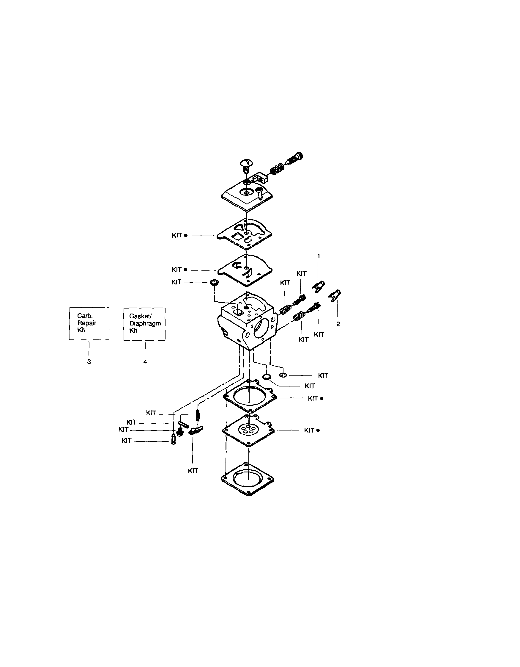Craftsman 358351162 carburetor #530069722 diagram