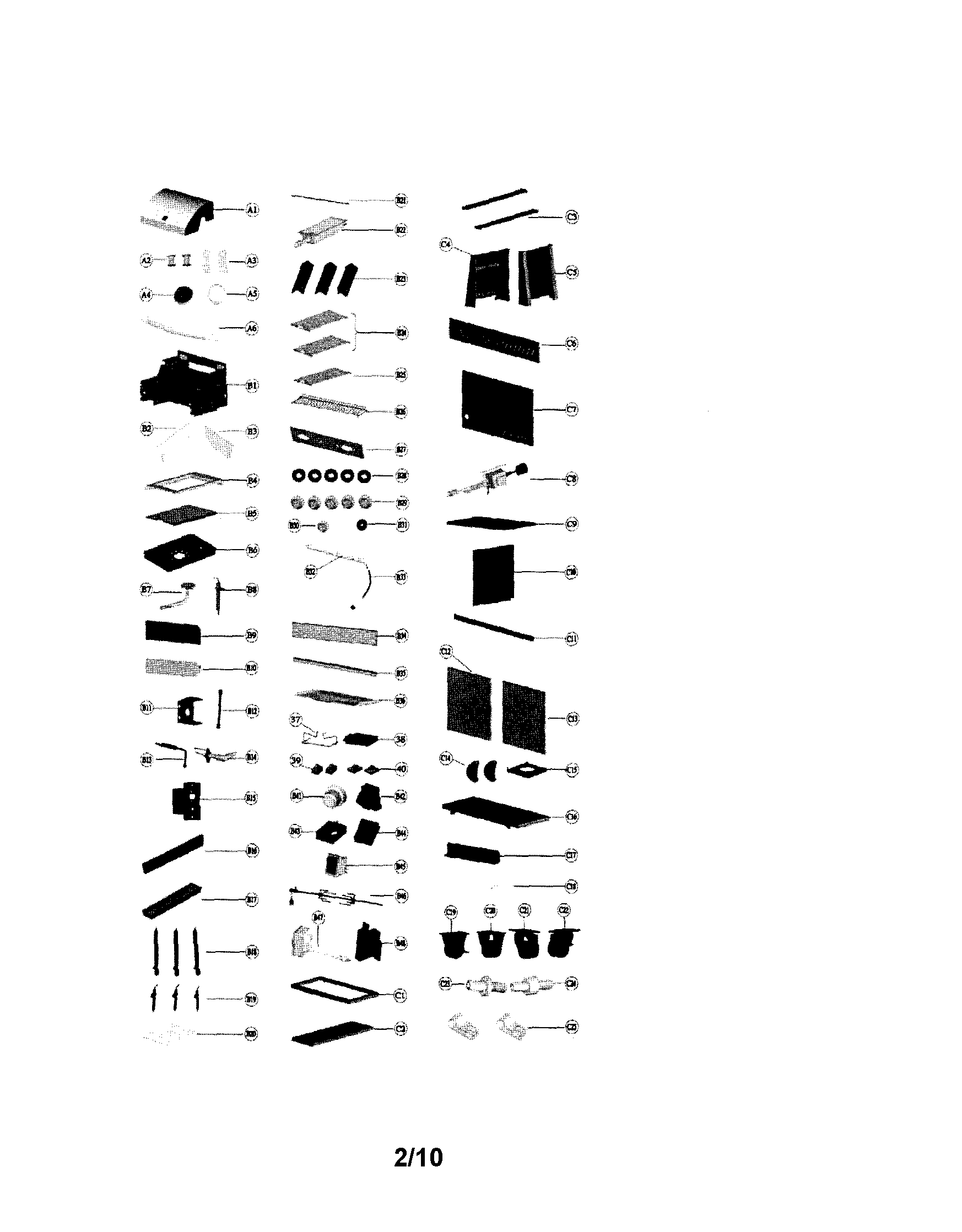 Kenmore Elite 11916670010 gas grill diagram