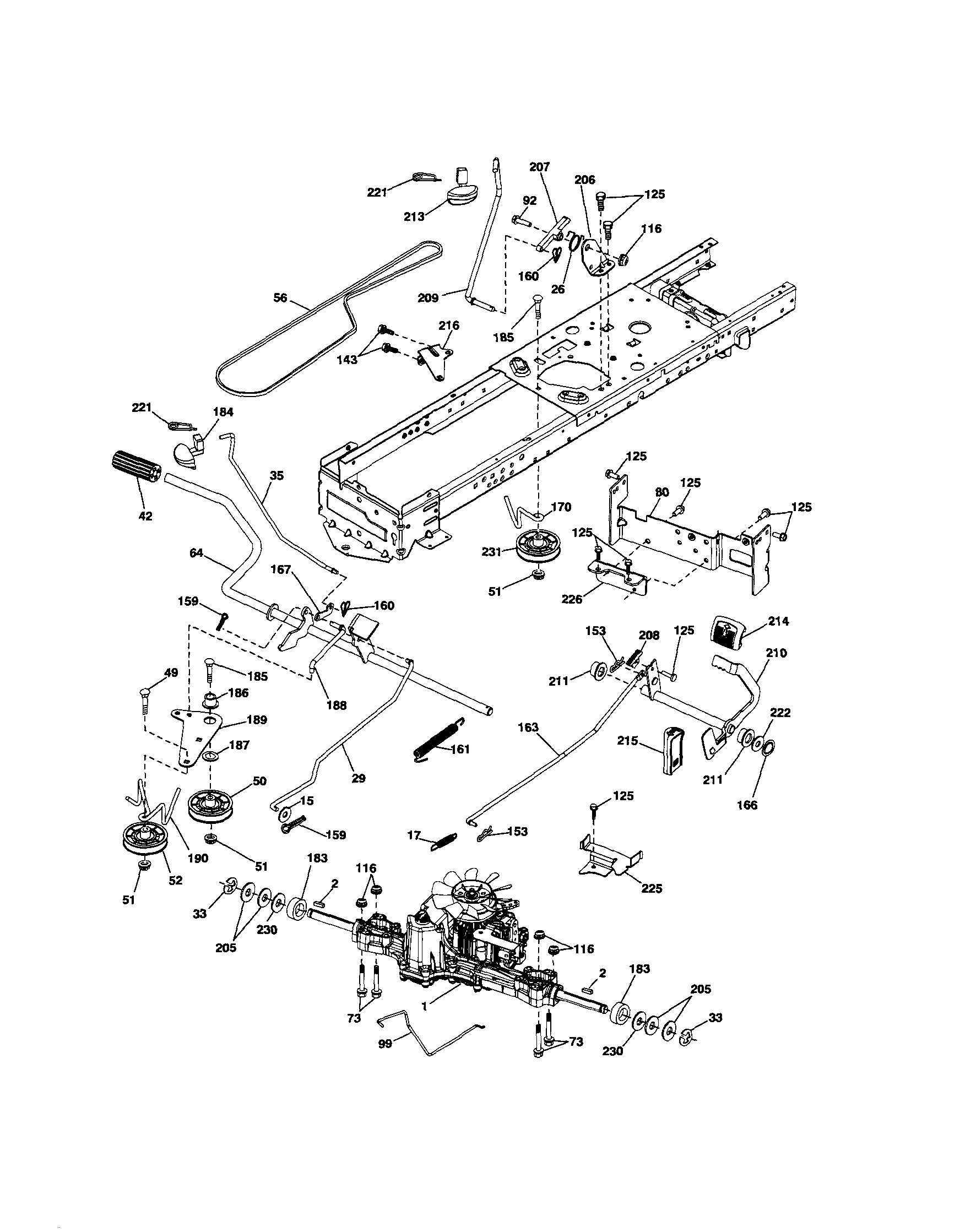Craftsman 917253691 drive diagram