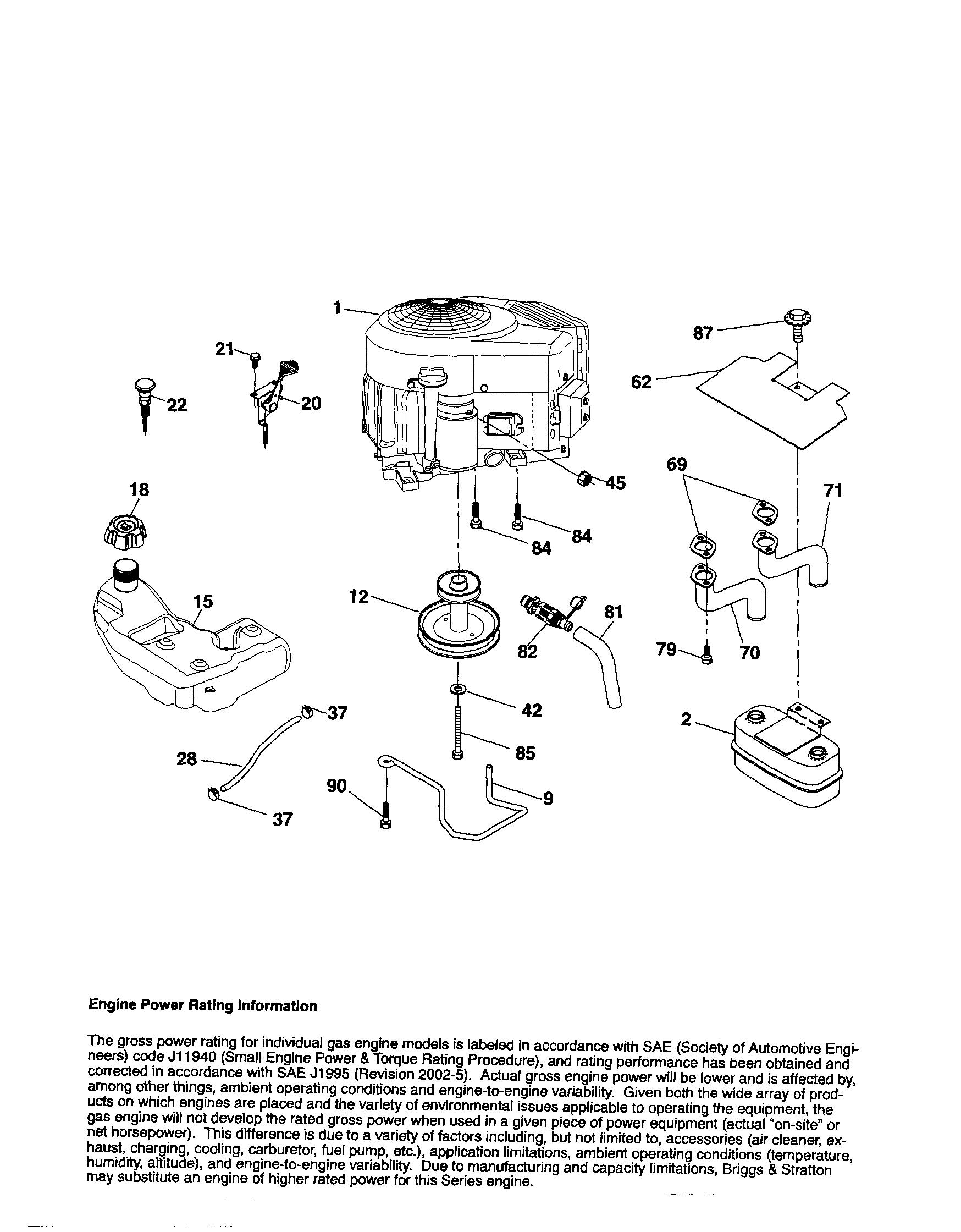 Craftsman 917253691 engine diagram