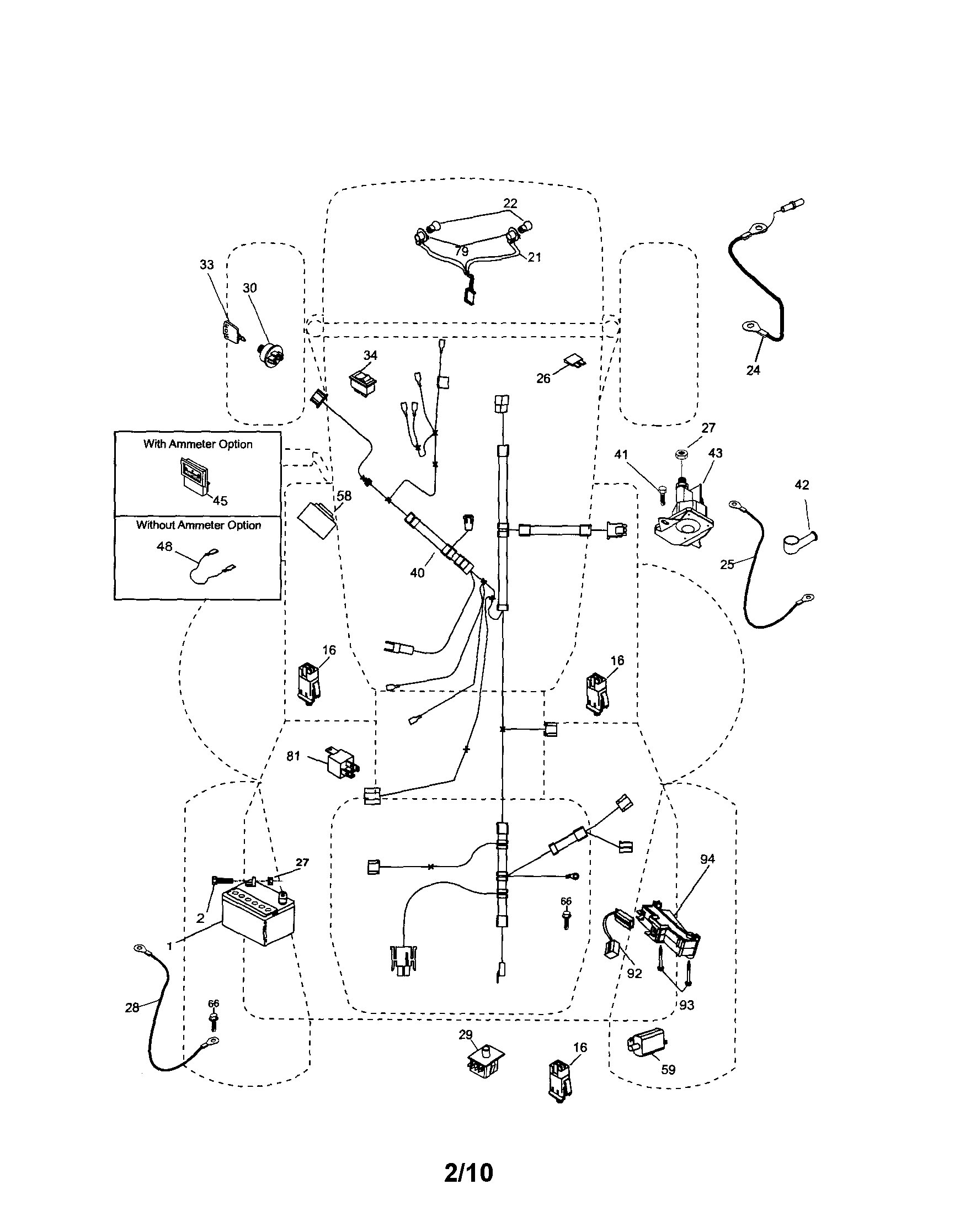 Craftsman 917254181 electrical diagram
