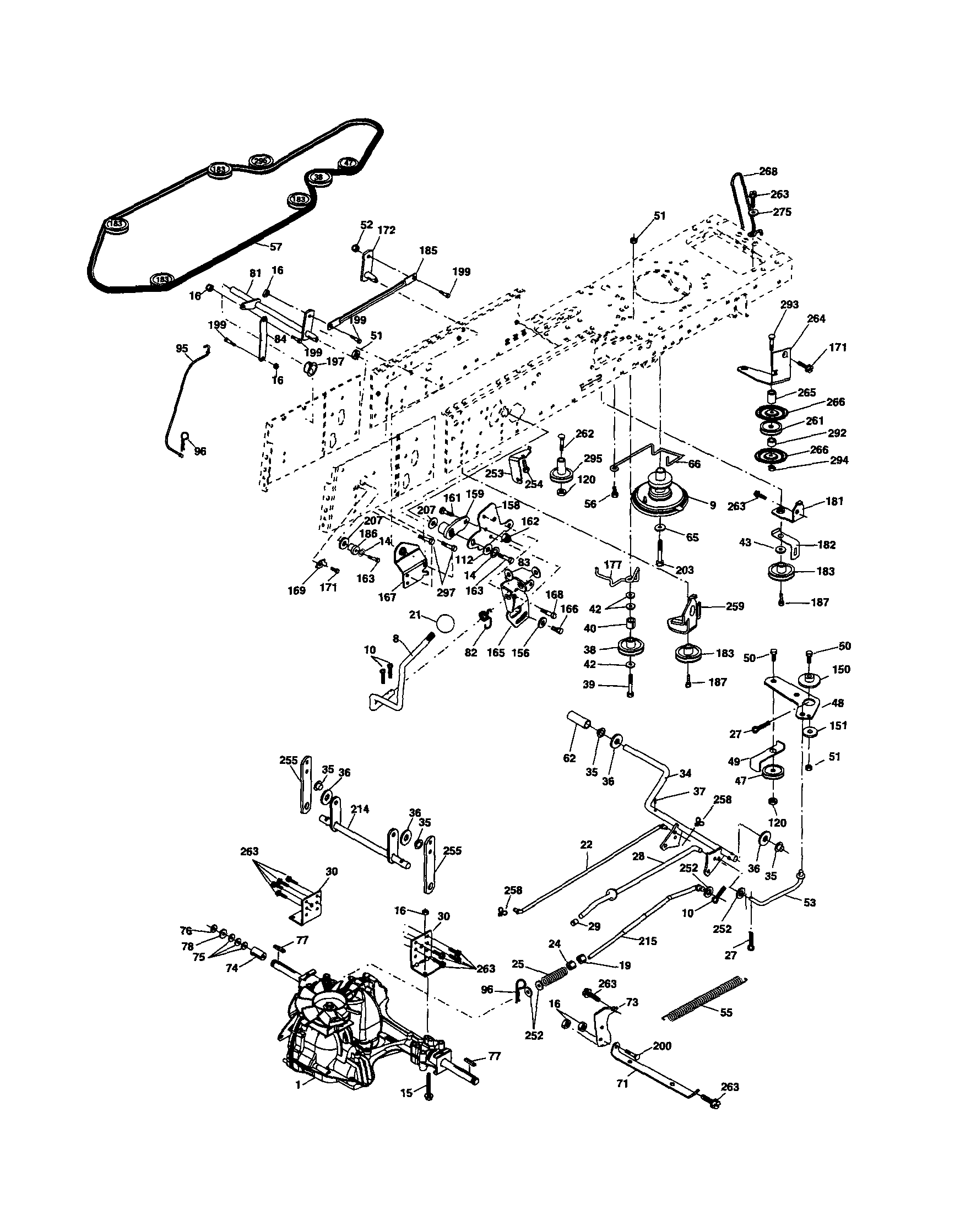 Craftsman 917254181 drive diagram