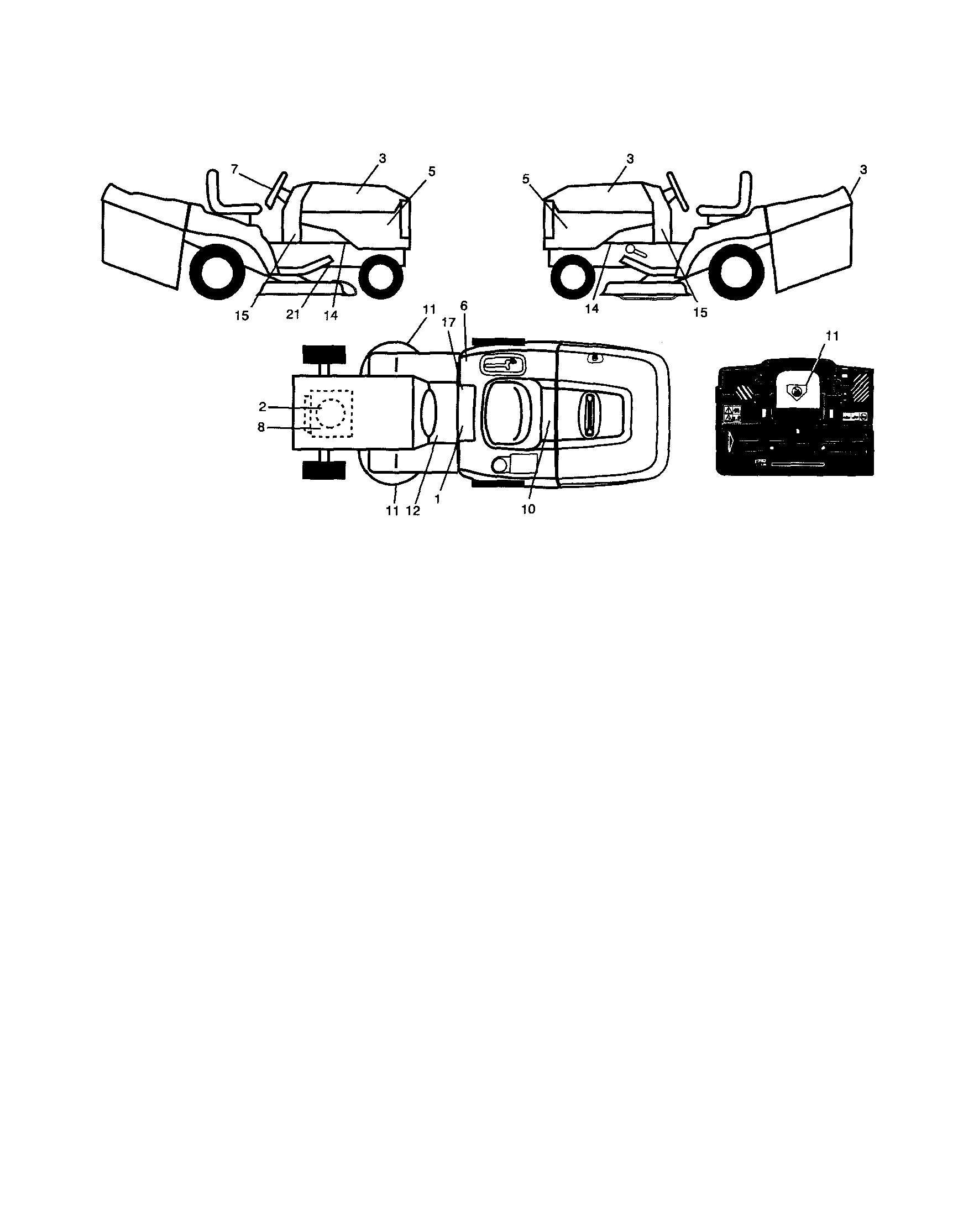 Craftsman 917254181 decals diagram