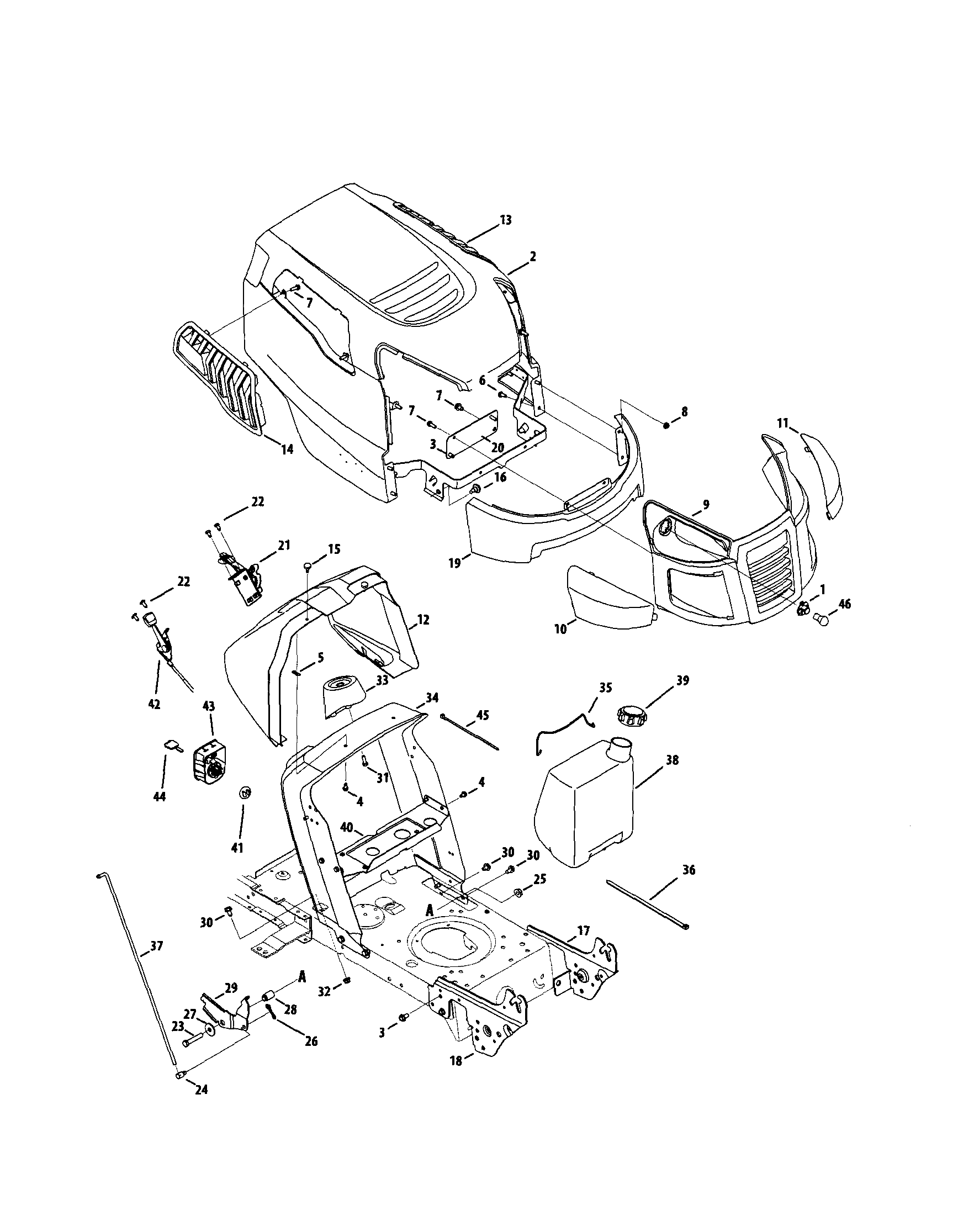 Kmart 01638047-9 hood diagram