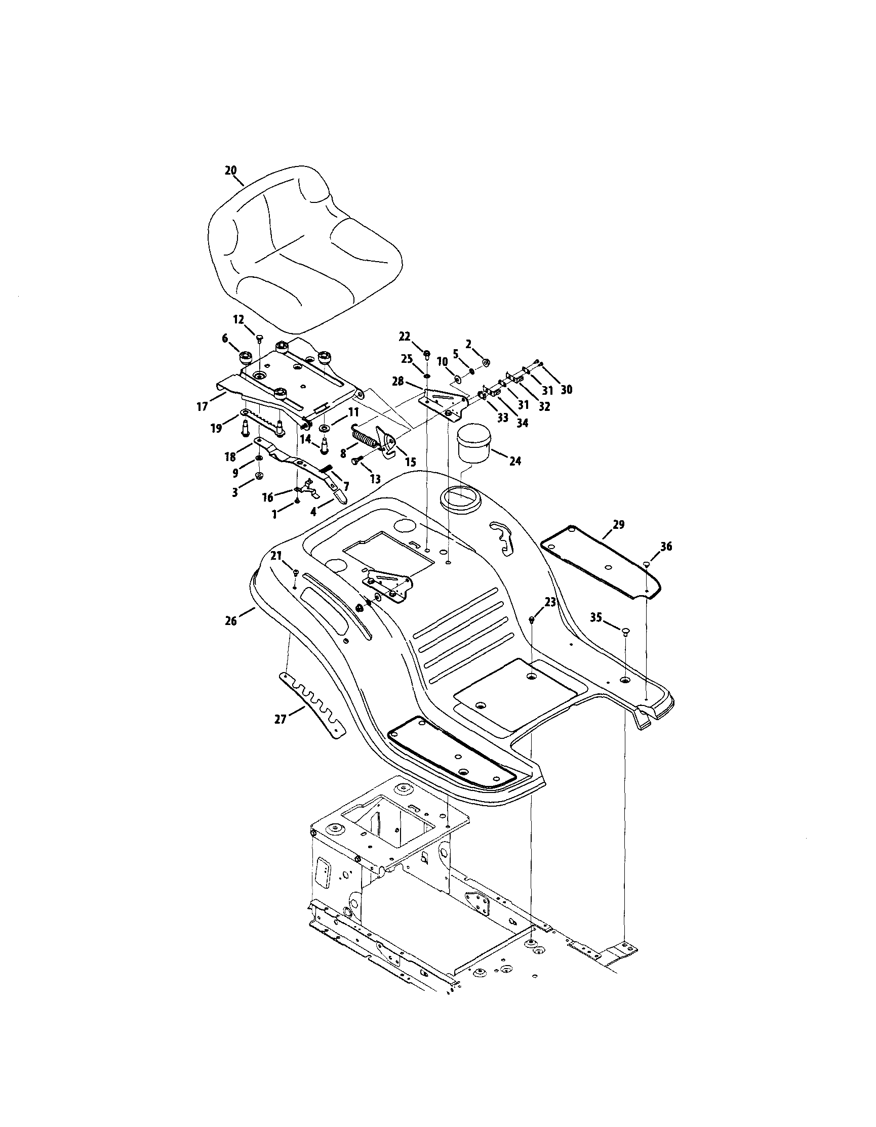 Kmart 01638047-9 seat diagram