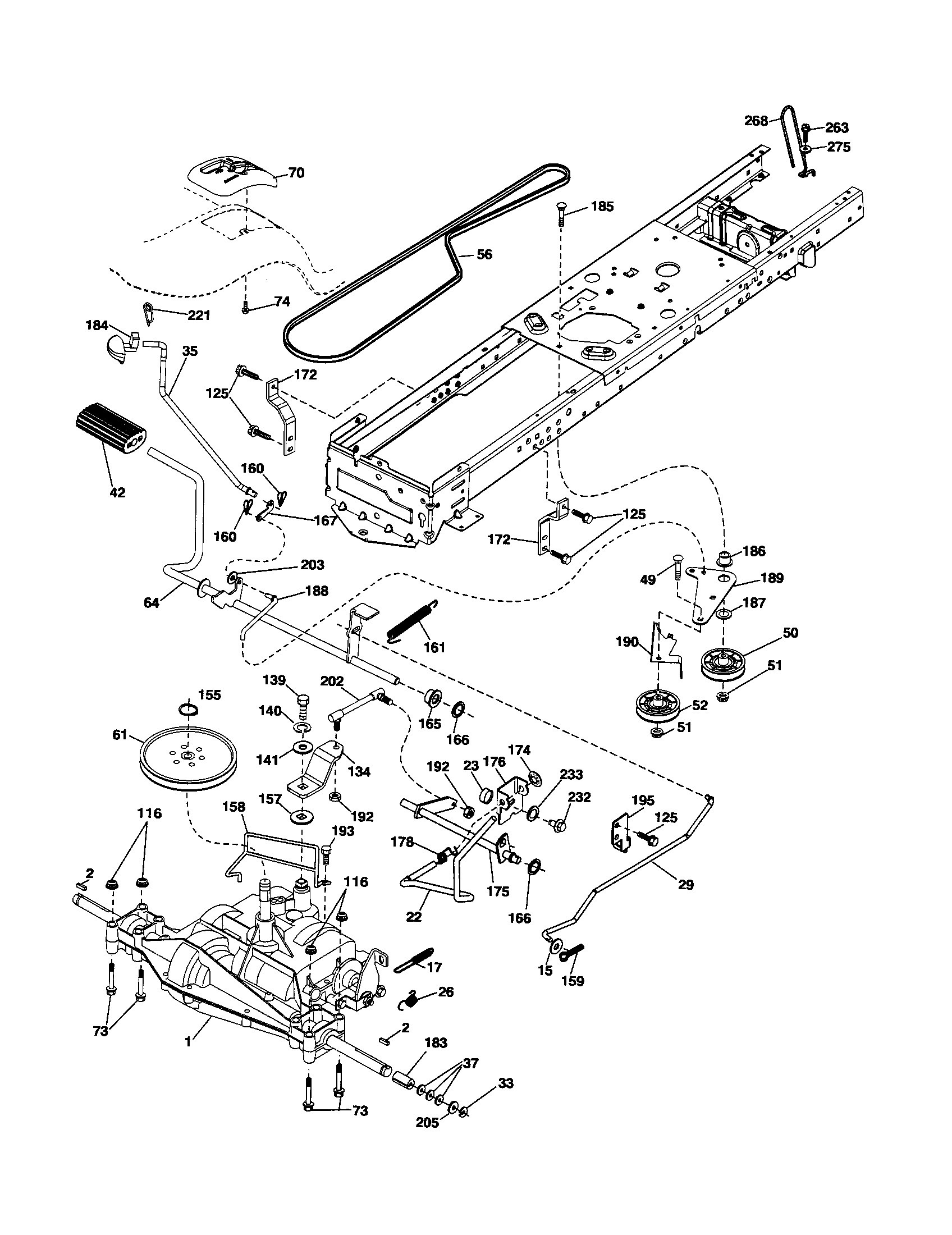 Snapper 2167519B (7800174) ground drive diagram