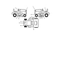 Snapper 7800032 decals diagram