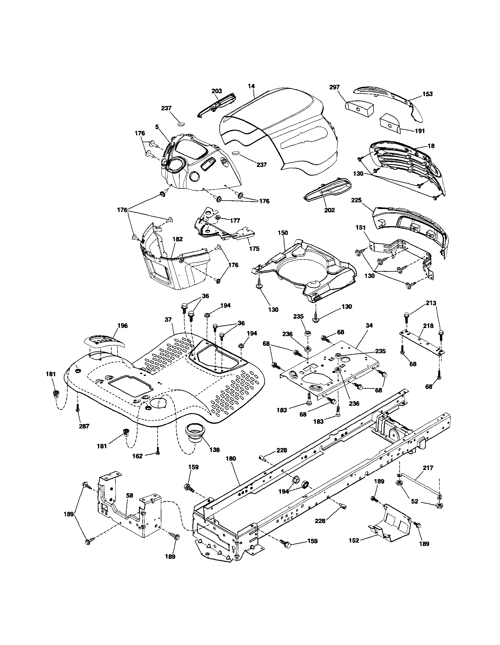 Craftsman 917253792 chassis diagram