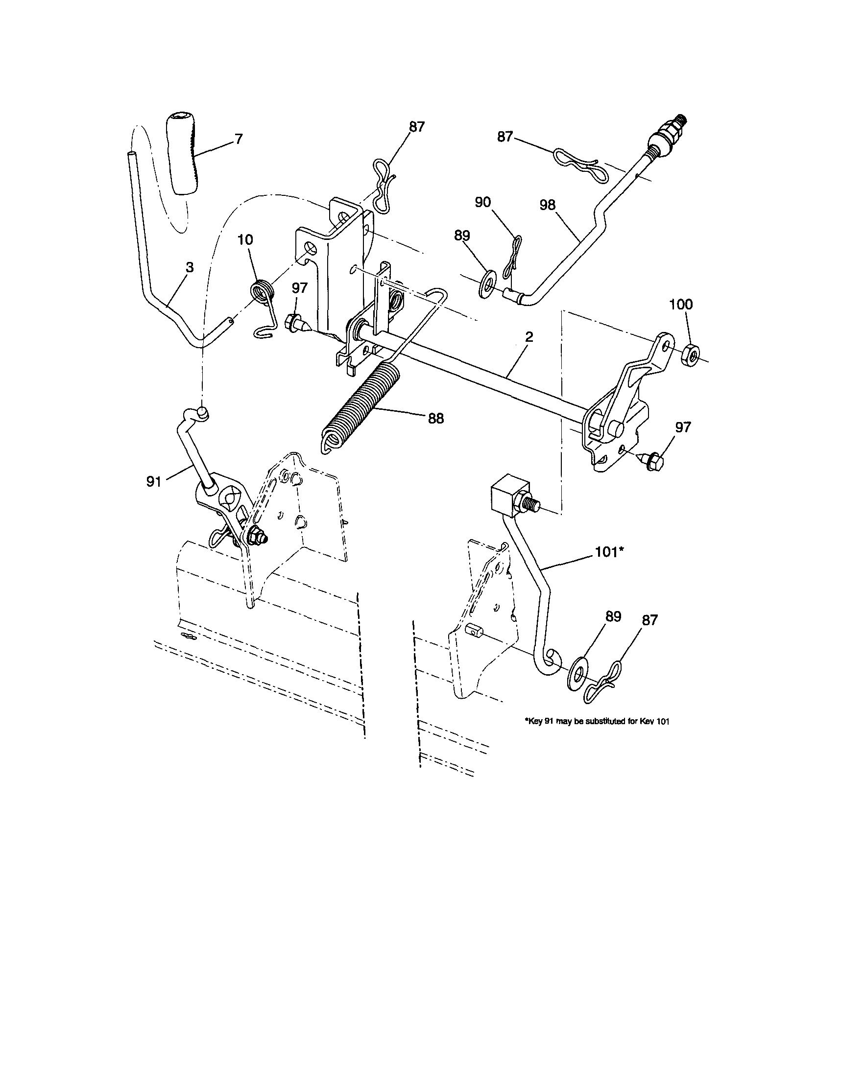Craftsman 917253792 lift diagram
