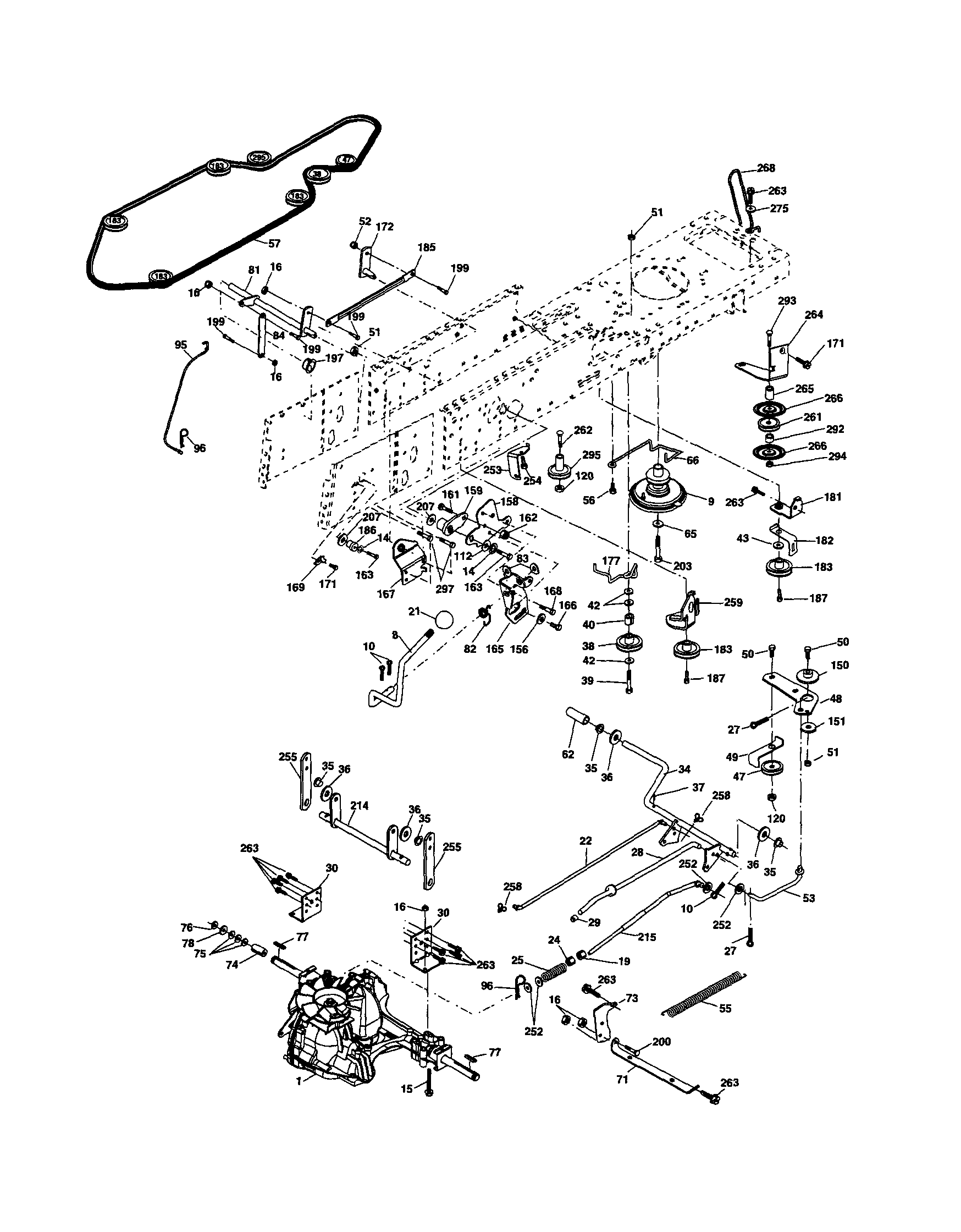 Craftsman 917253751 drive diagram
