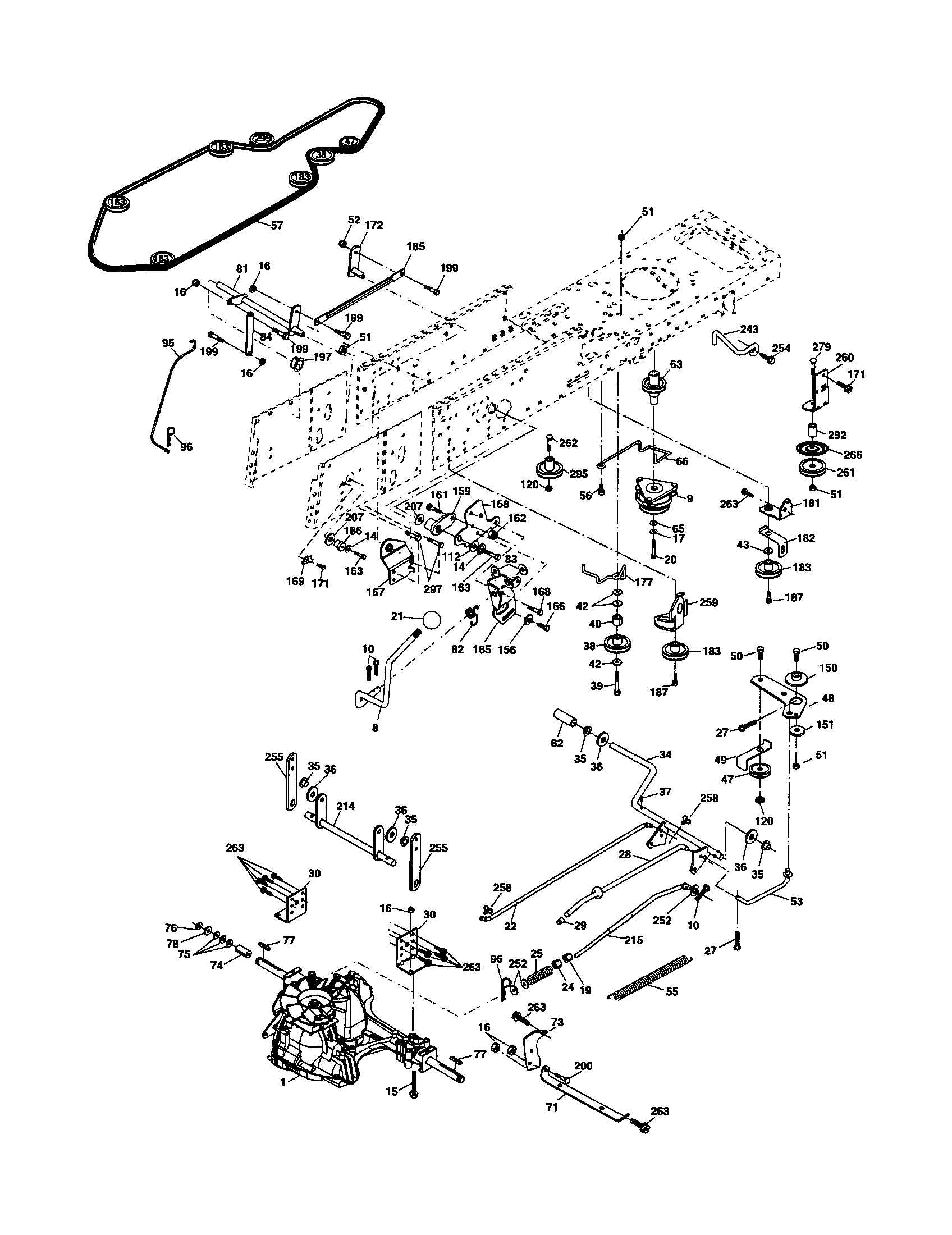 Craftsman 917254211 drive diagram
