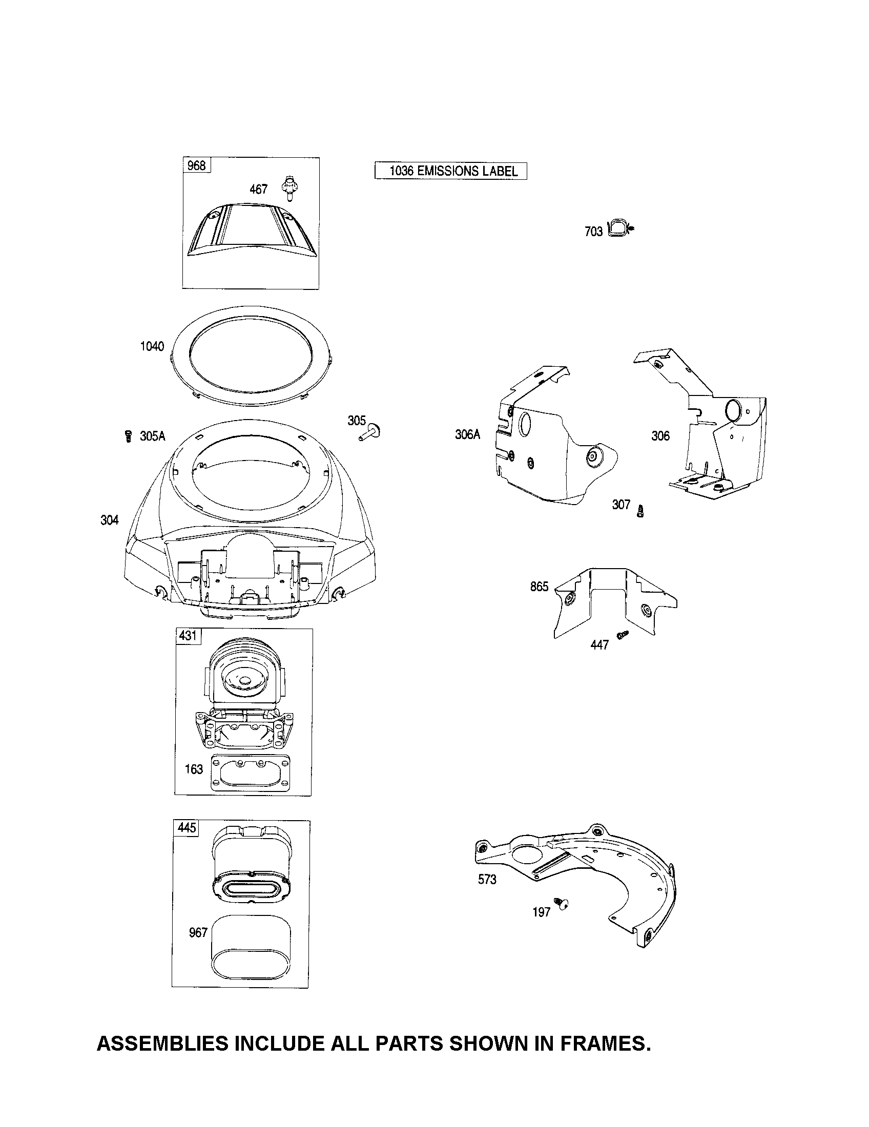 Craftsman 247289800 blower housing diagram