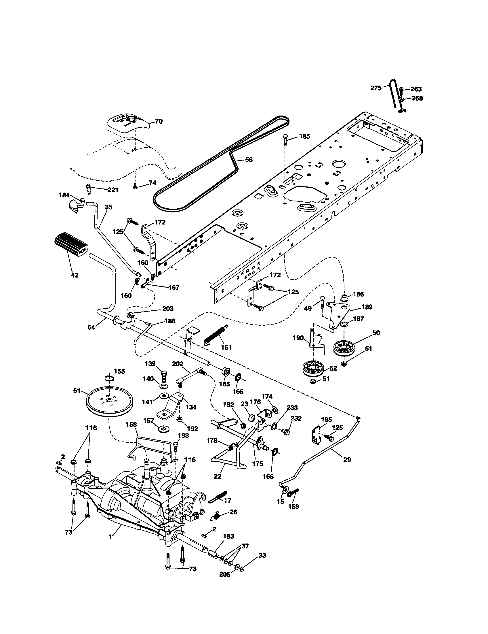 Craftsman 917253630 drive diagram