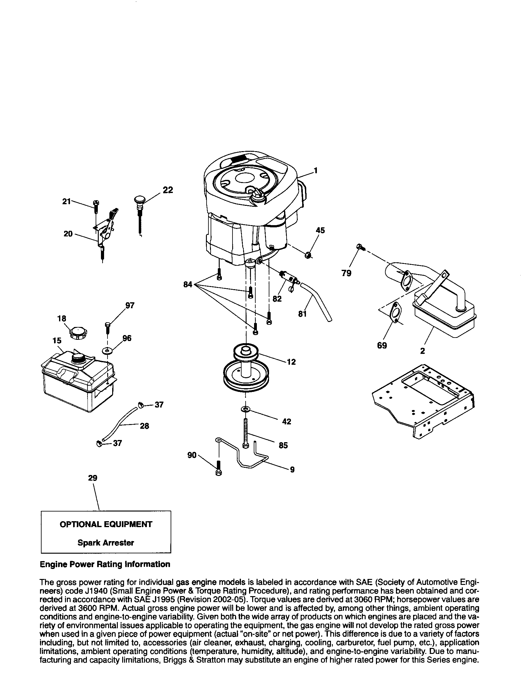 Craftsman 917253630 engine diagram