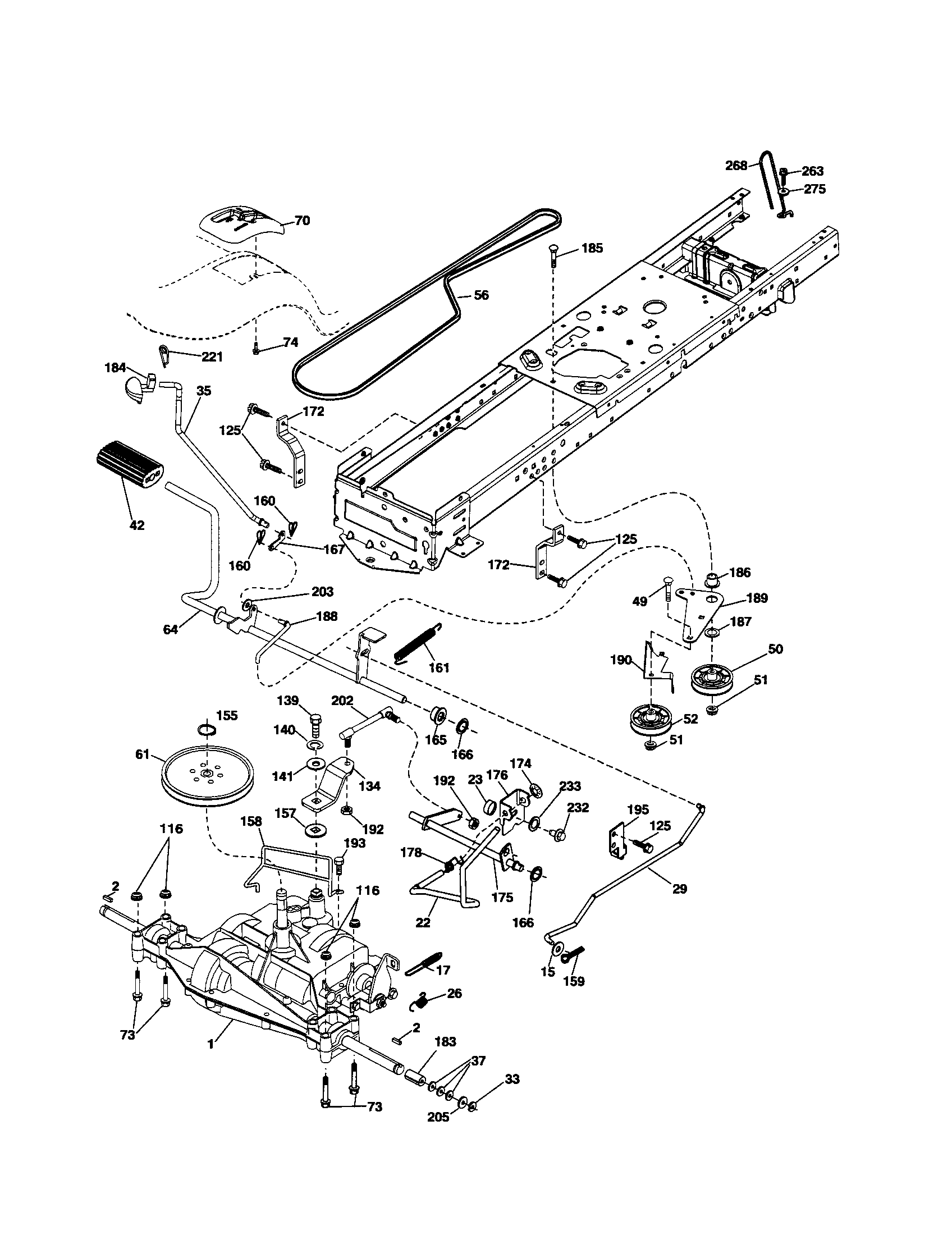 Craftsman 917253631 drive diagram
