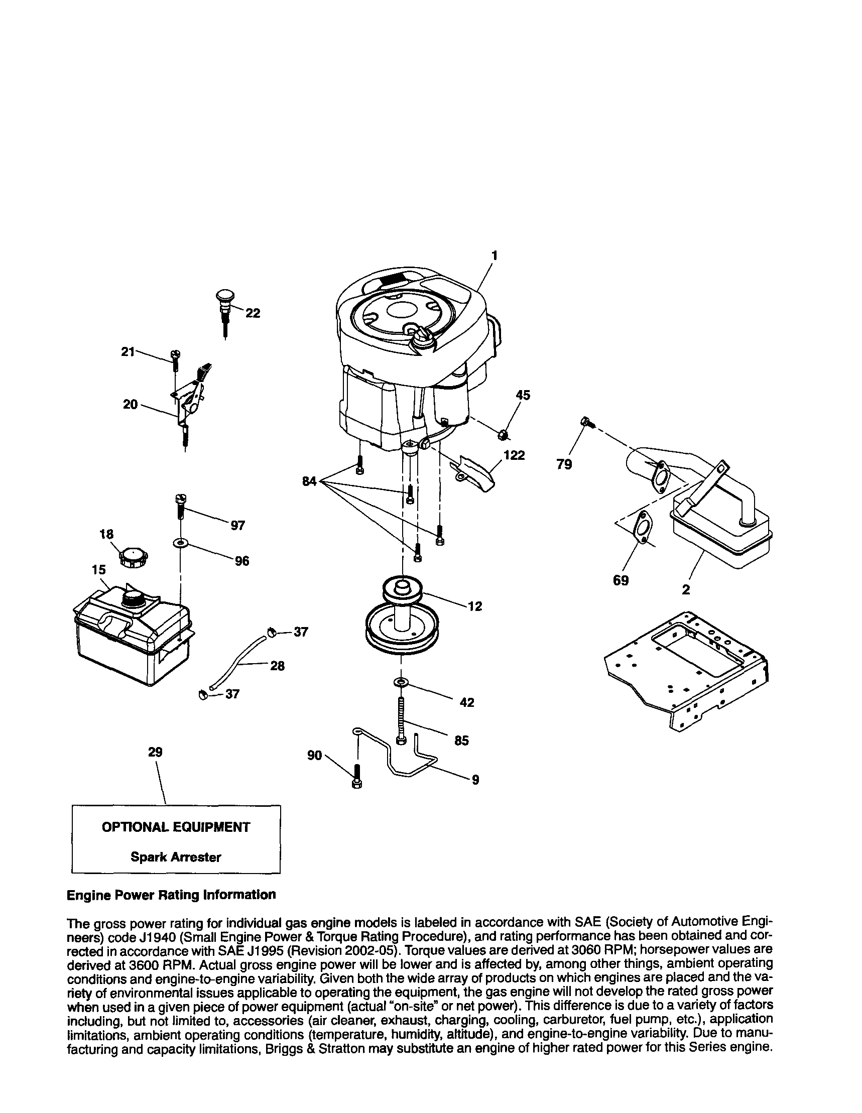Craftsman 917253631 engine diagram