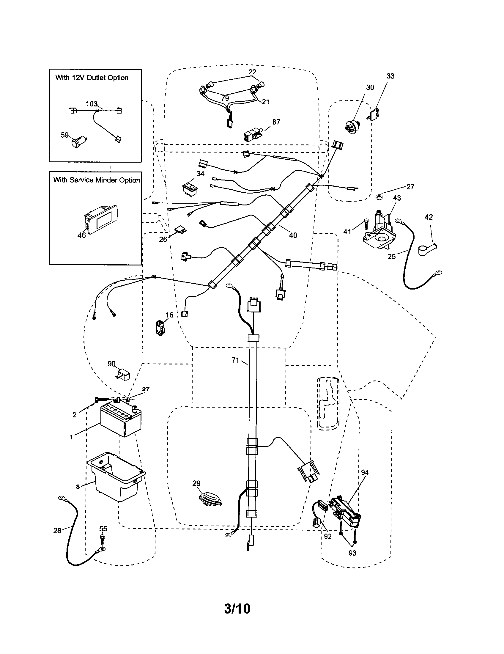 Craftsman 917253640 electrical diagram