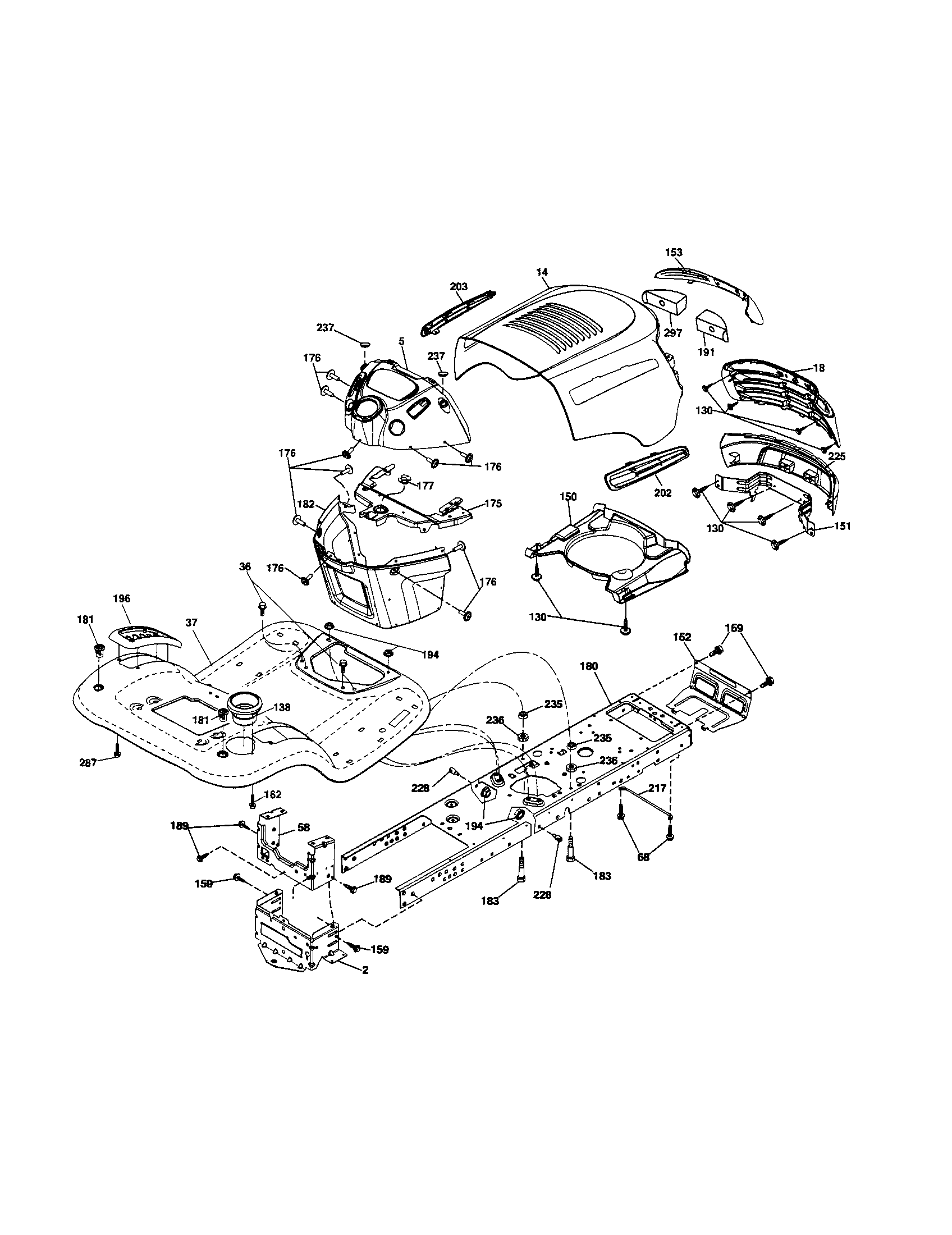 Craftsman 917253640 chassis diagram