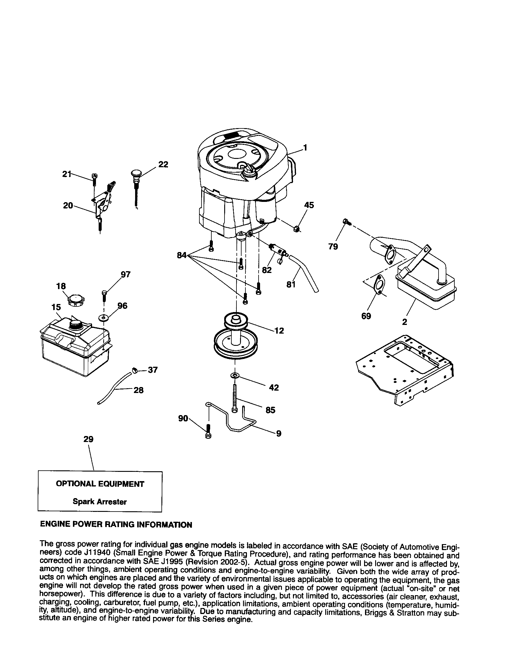 Craftsman 917253640 engine diagram