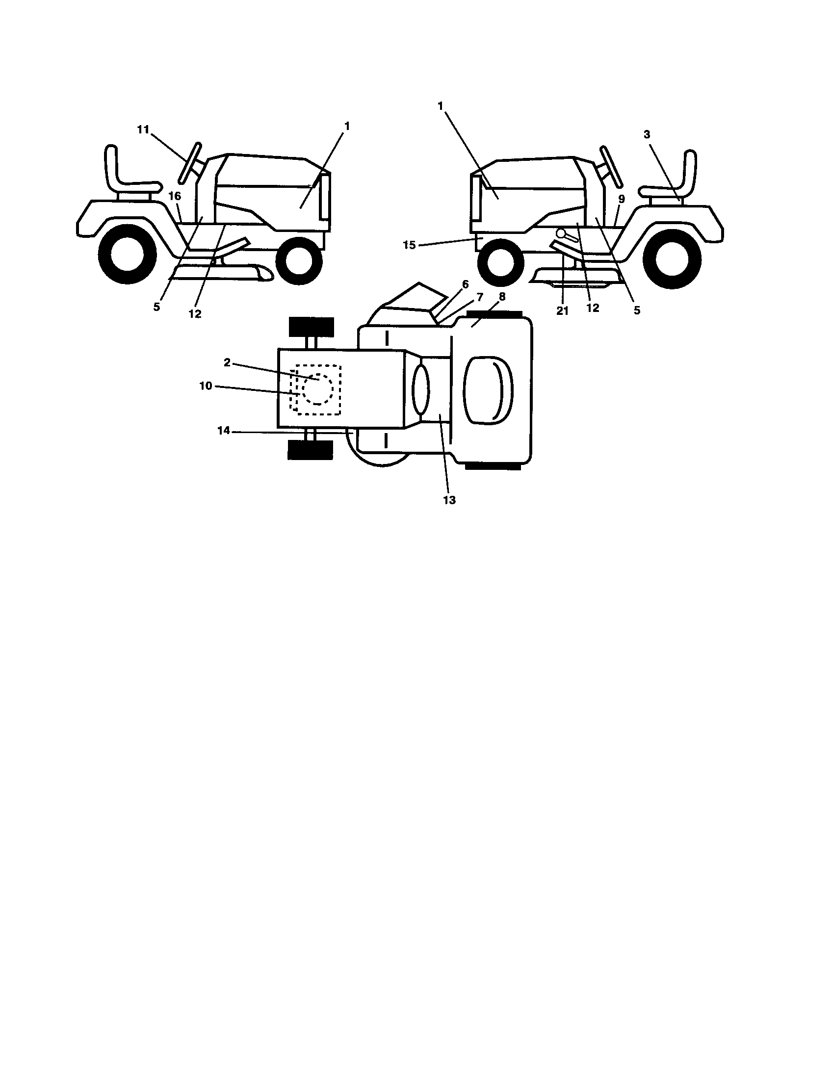 Craftsman 917253640 decals diagram