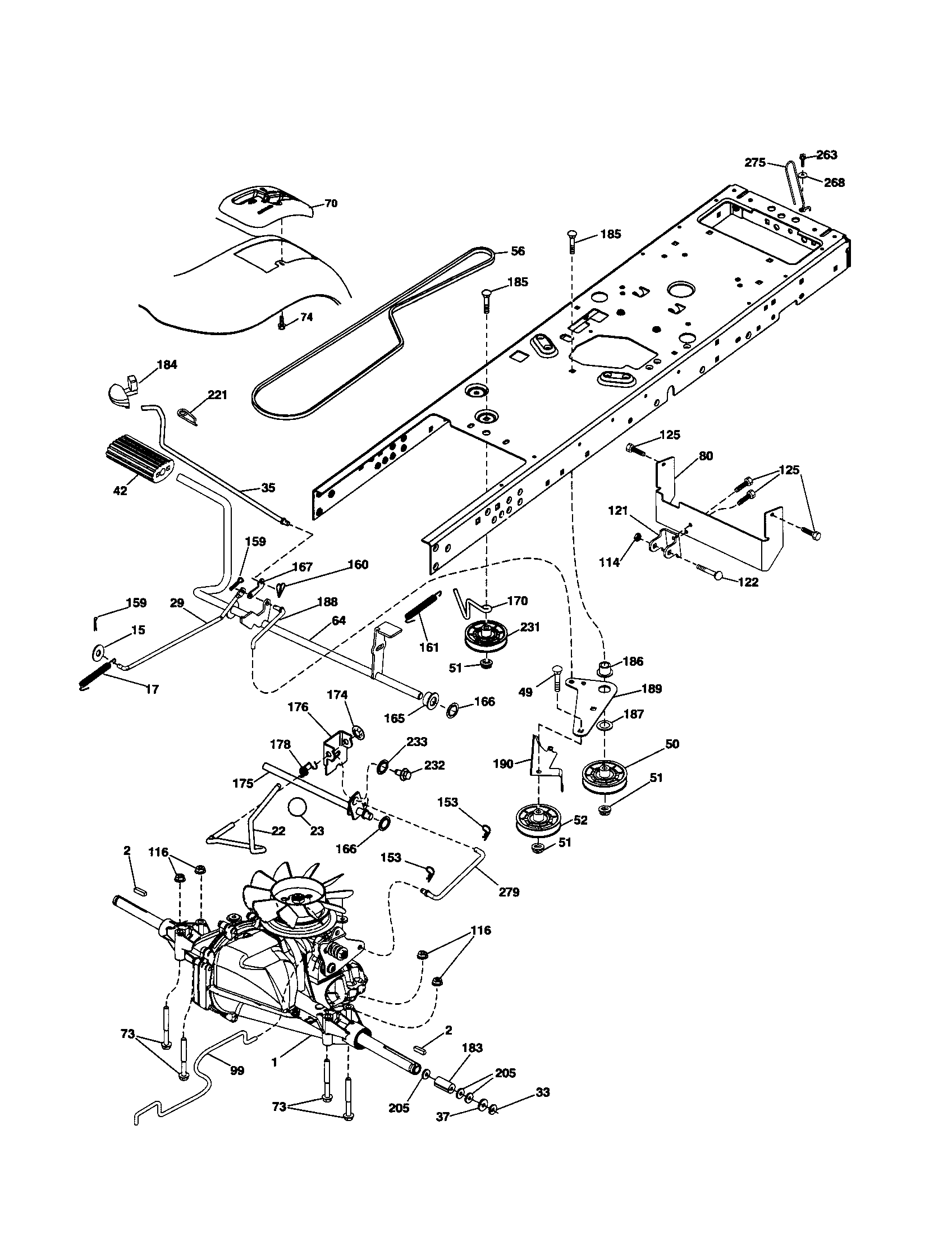 Craftsman 917253650 drive diagram