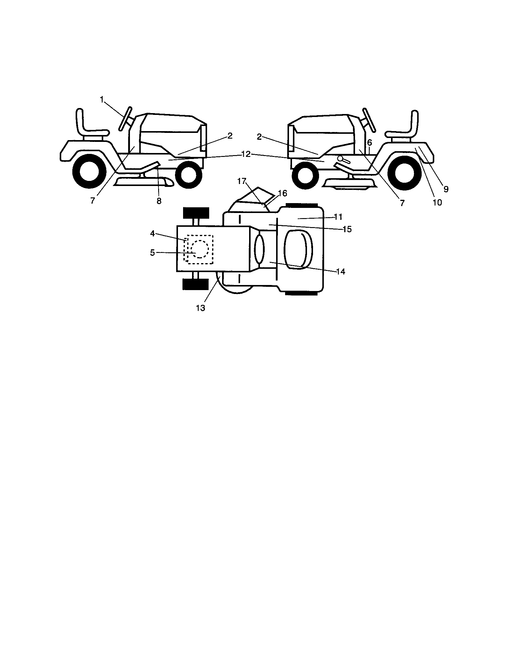 Craftsman 917253650 decals diagram