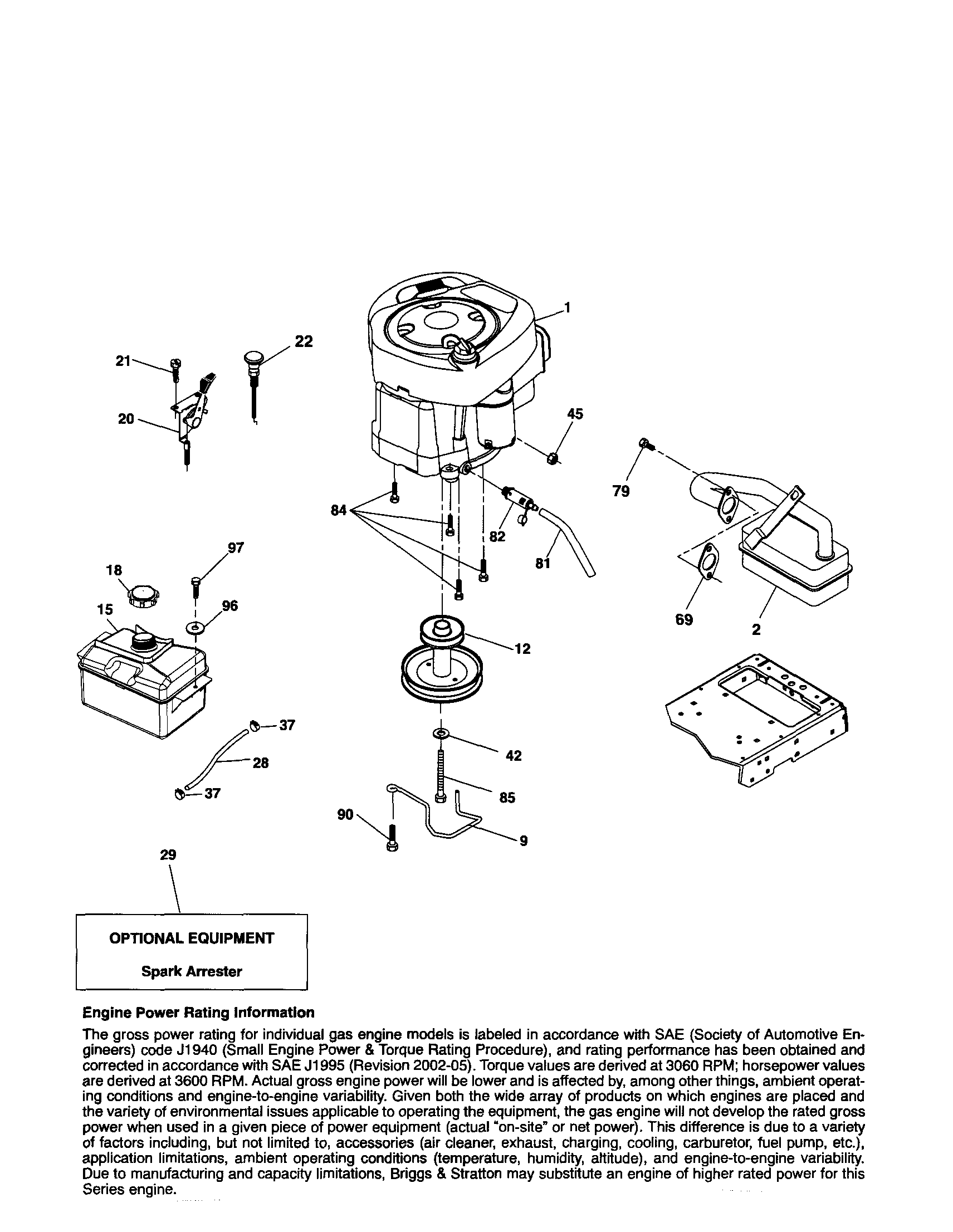 Craftsman 917253650 engine diagram
