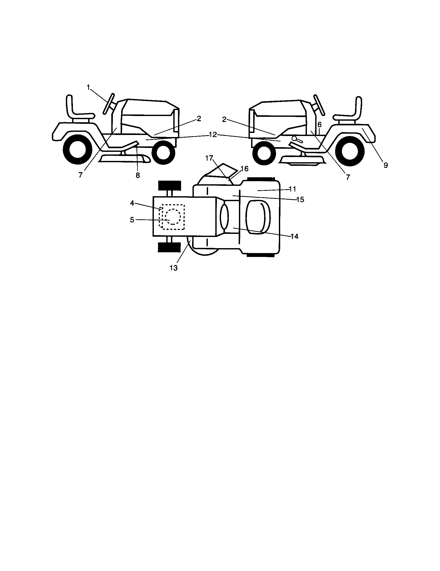 Craftsman 917253653 decals diagram