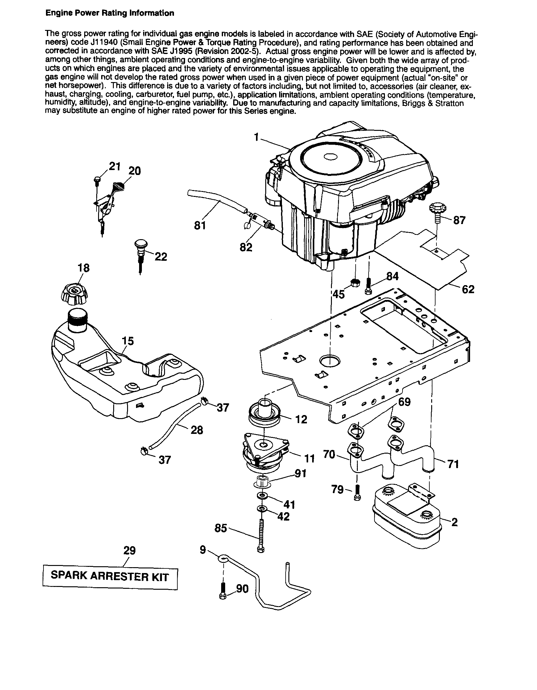 Craftsman 917253700 engine diagram