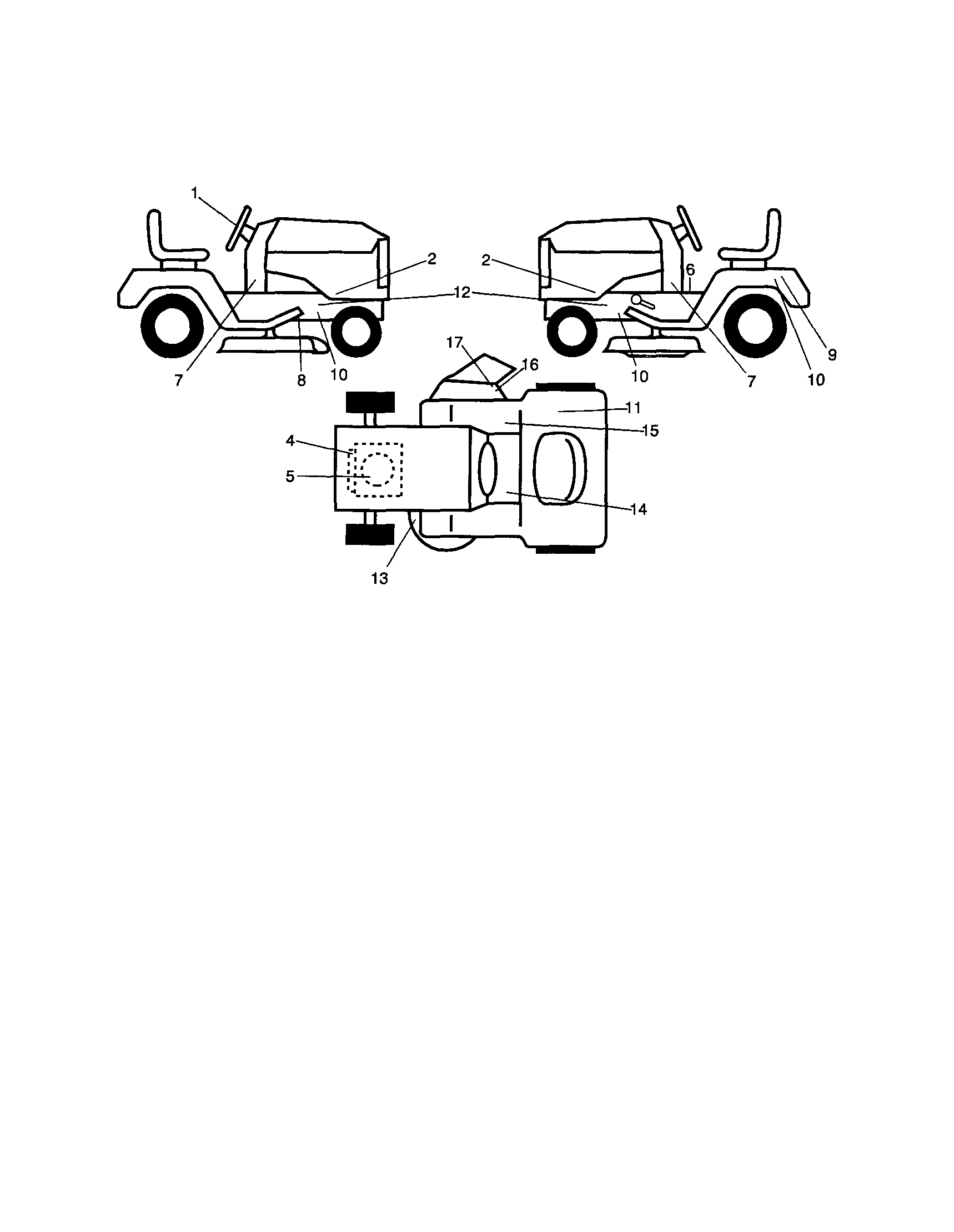 Craftsman 917254030 decals diagram