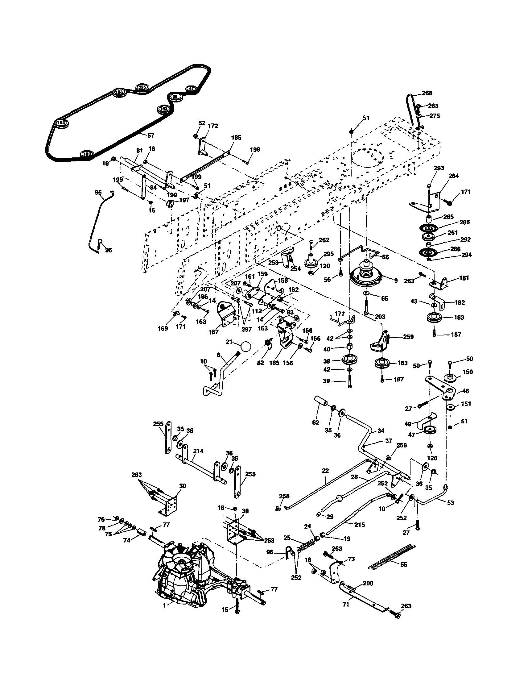 Craftsman 917254161 drive diagram