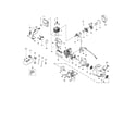 Poulan SM705 TYPE 2 cylinder/crankshaft/crankcase diagram