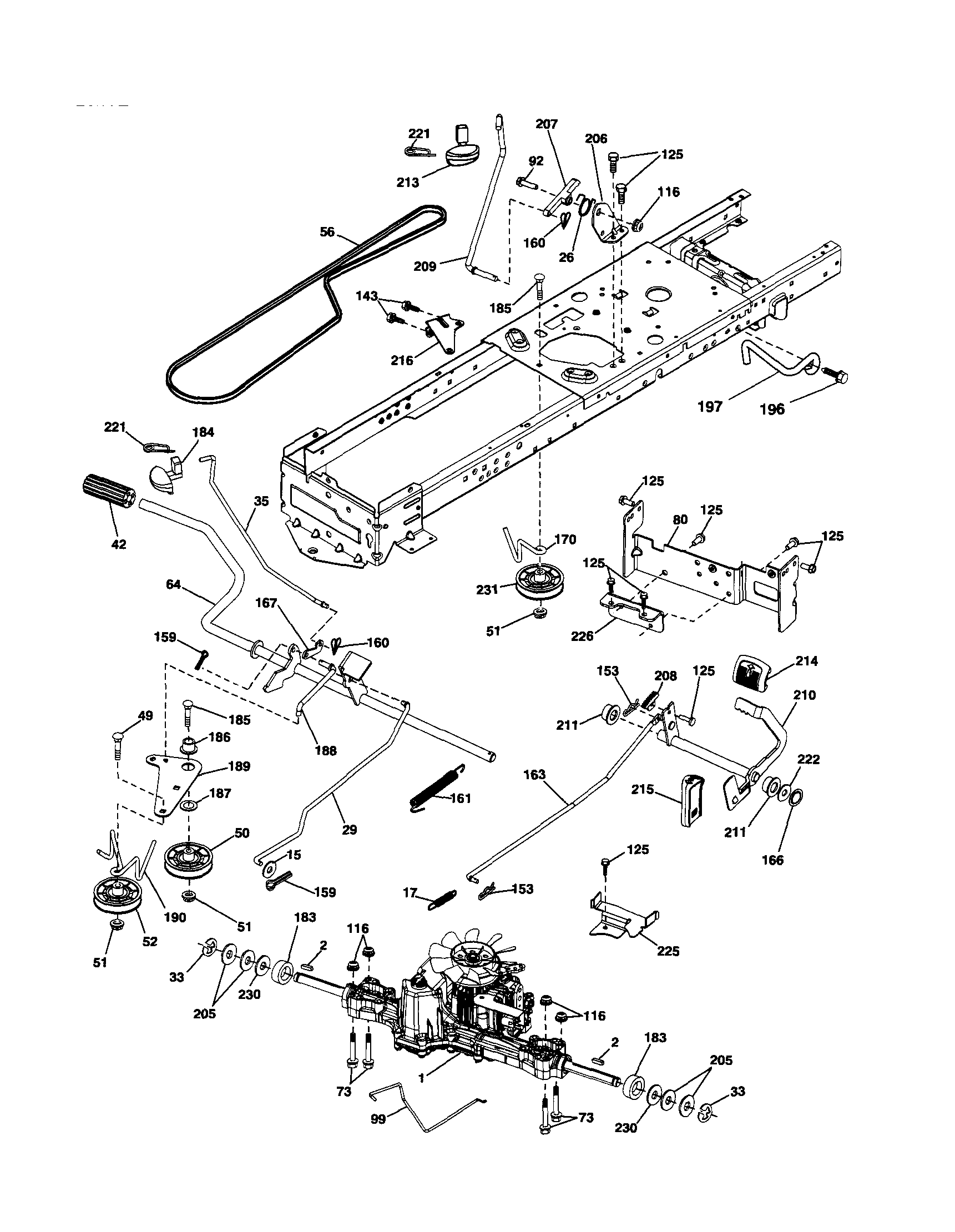 Craftsman 917253701 drive diagram