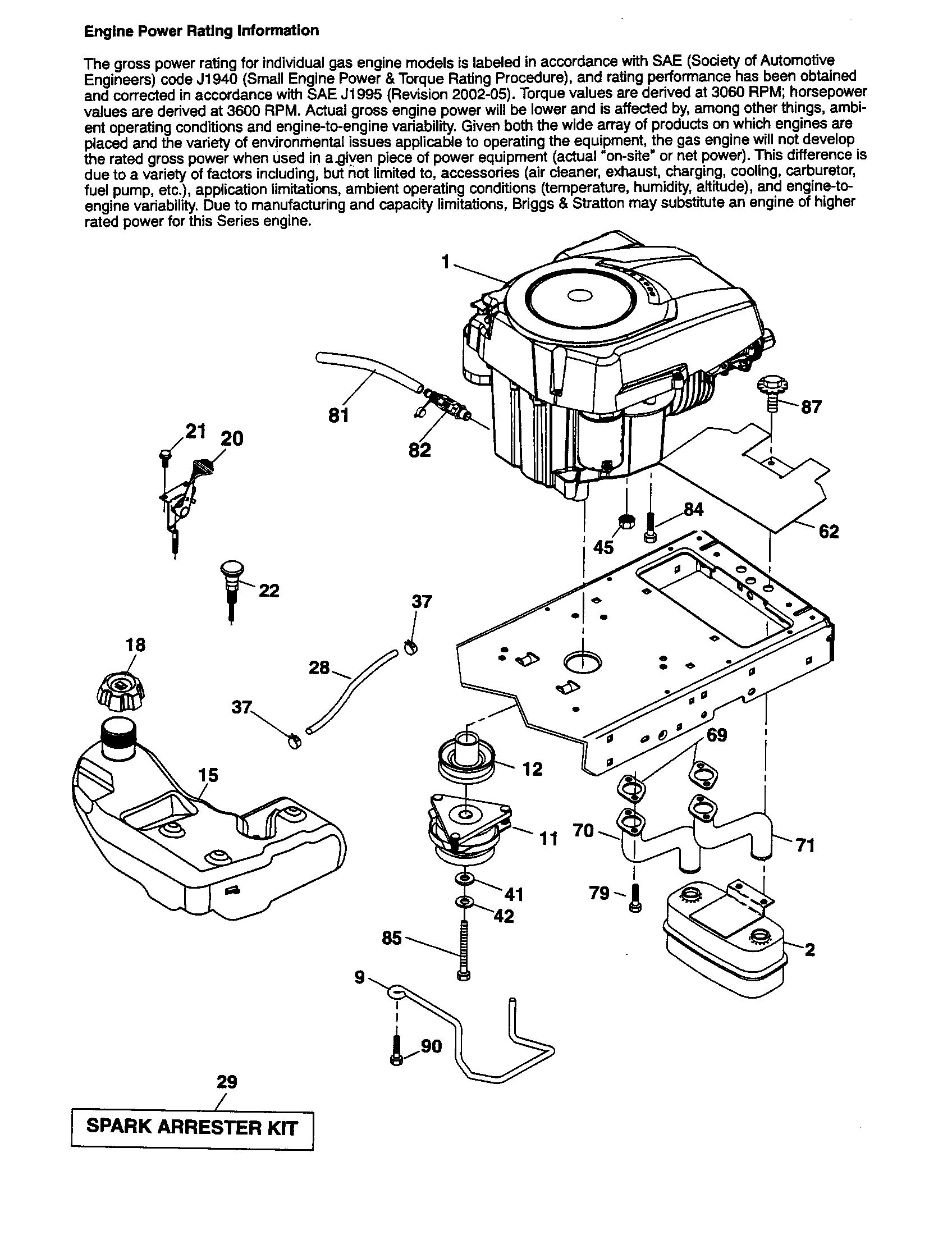 Craftsman 917253701 engine diagram