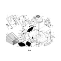 Craftsman 917254540 engine/housing/handle diagram
